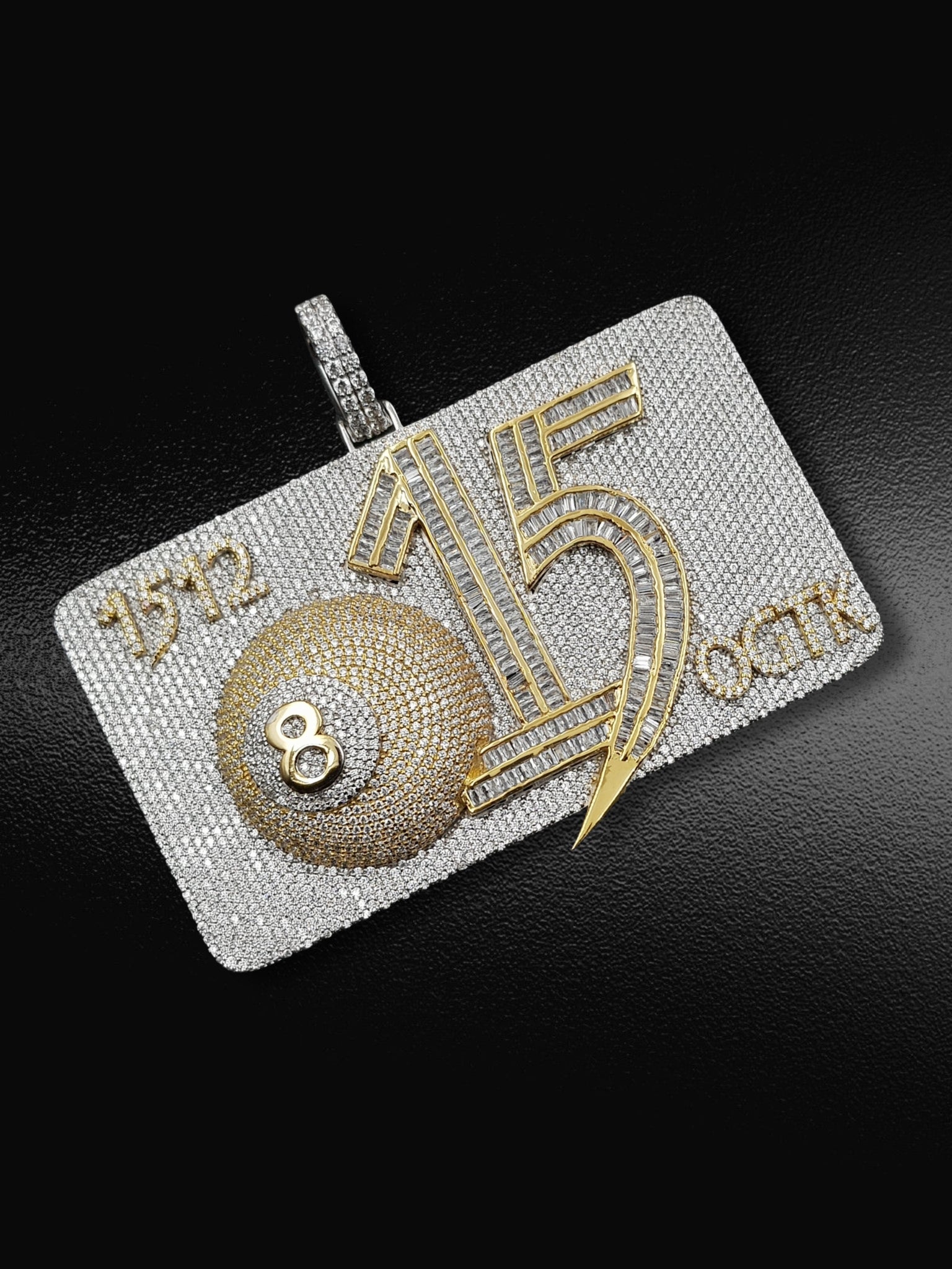 OGTK 8-Ball Gold Plate Pendant