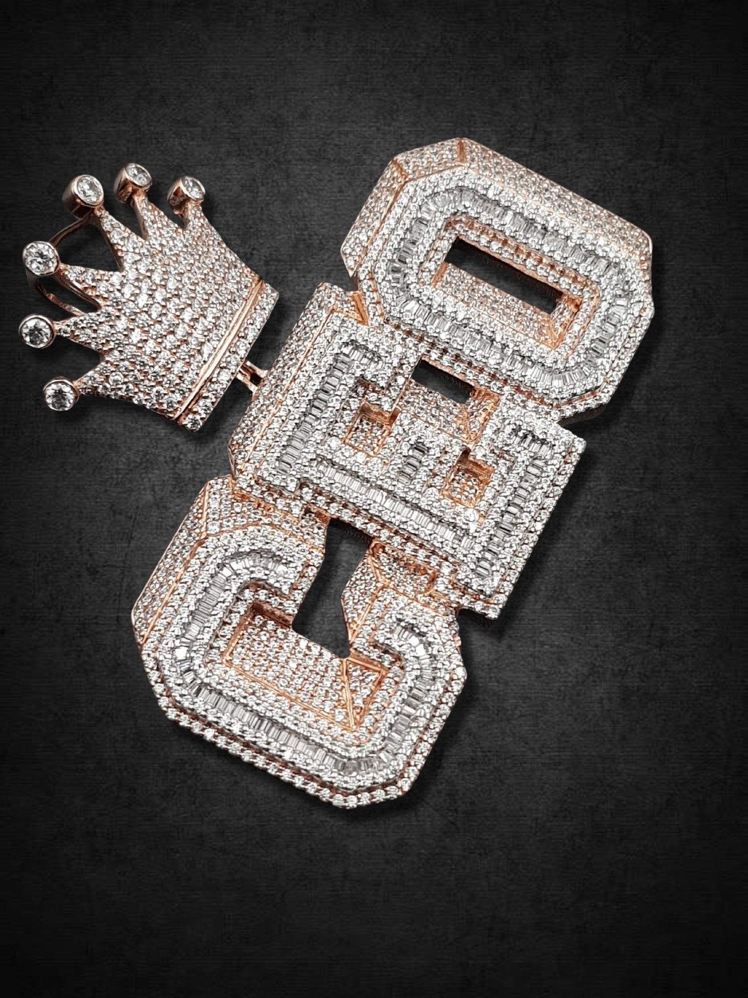 Crowned CEO Bling Pendant