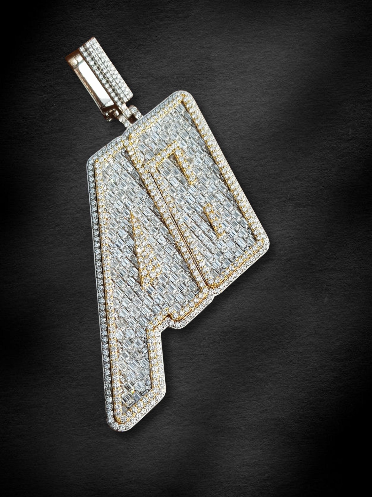 A1 Baguette Statement Pendant