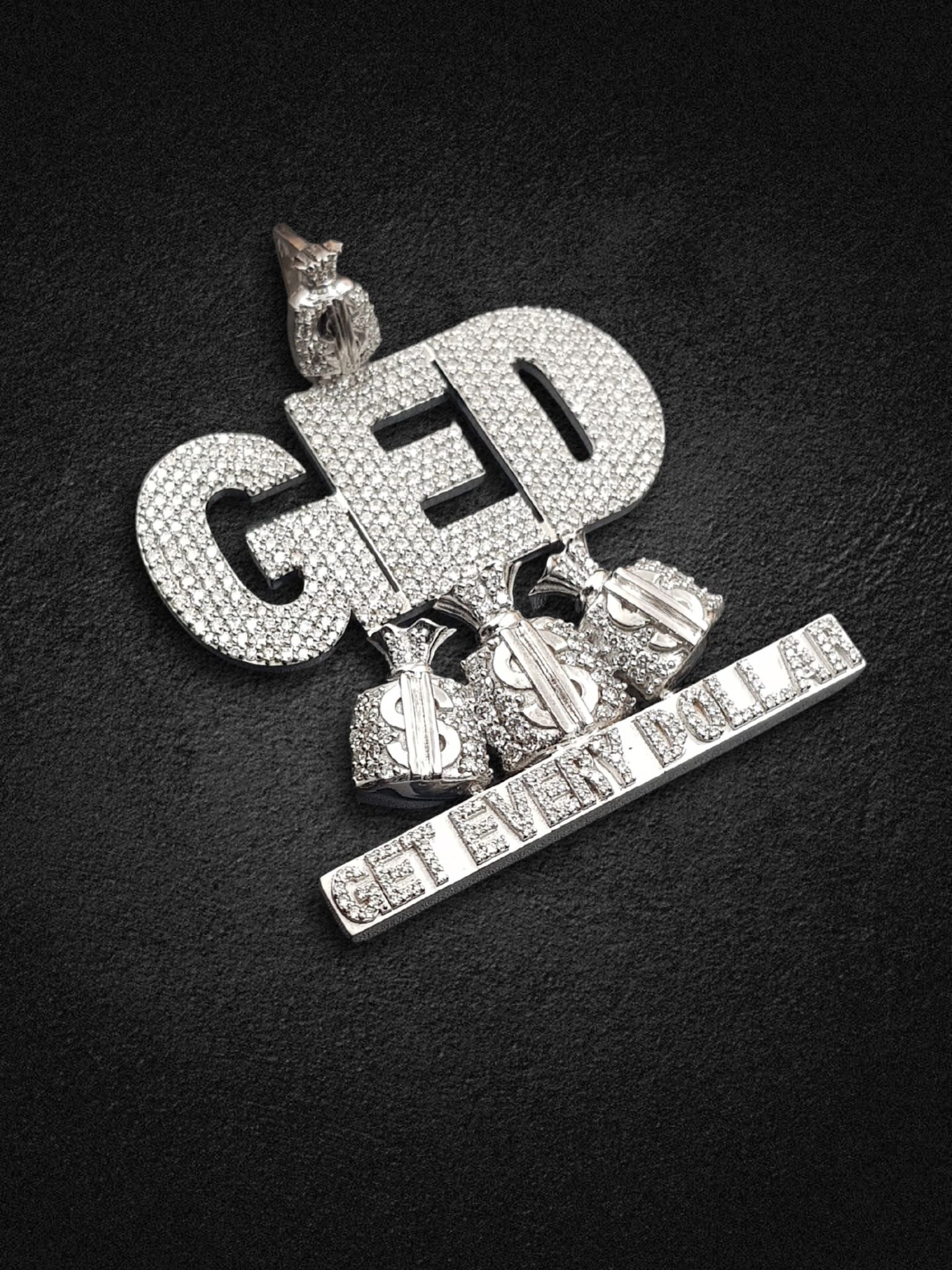GED Bling Pendant for Hustlers Pendant