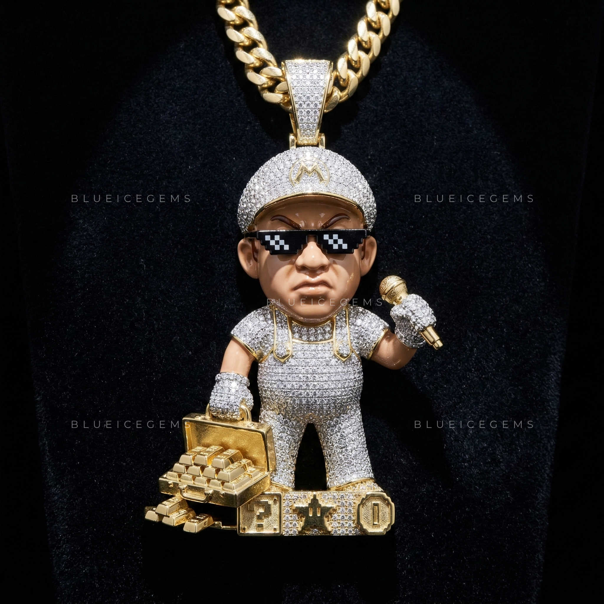The "Boss Plumber" Figurine: 3D Game Legend & Gold-Bar Sovereign