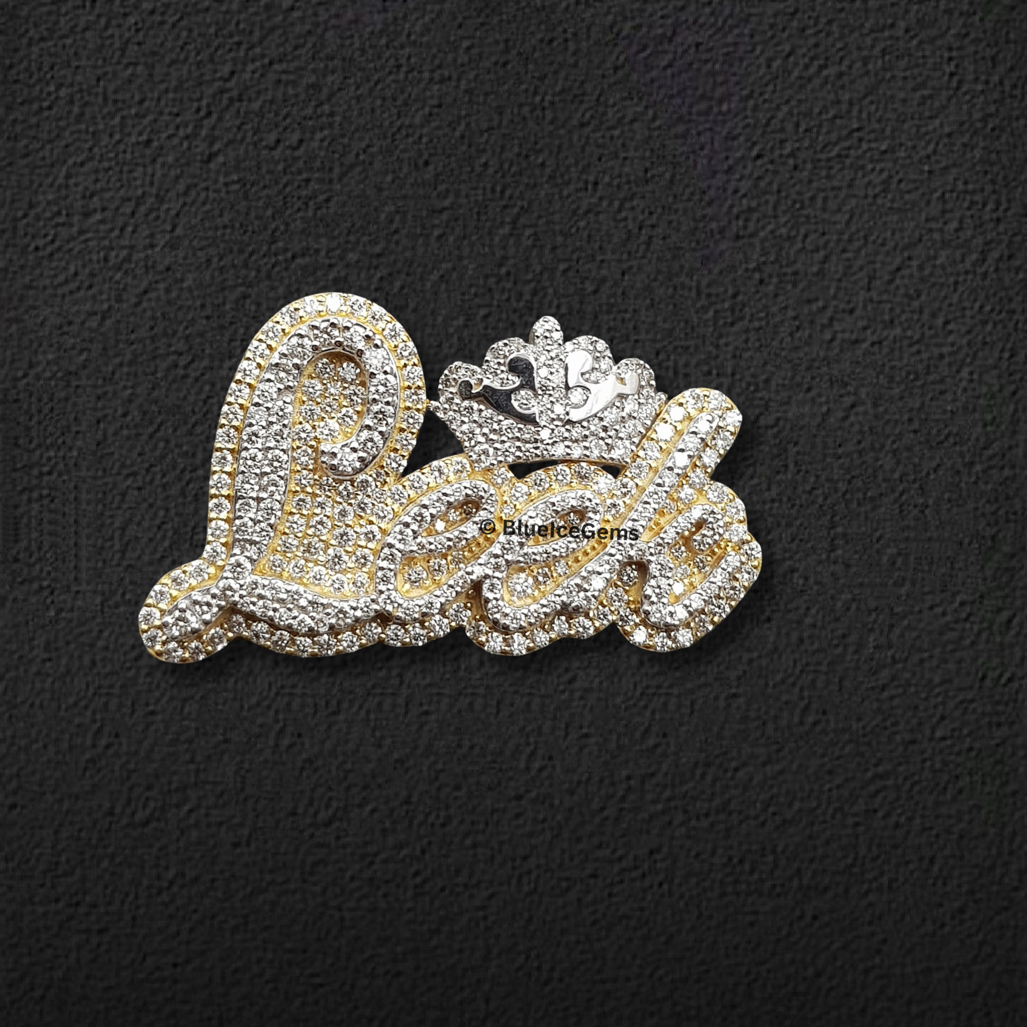 The "Leek" Crowned Diamond Statement Pendant