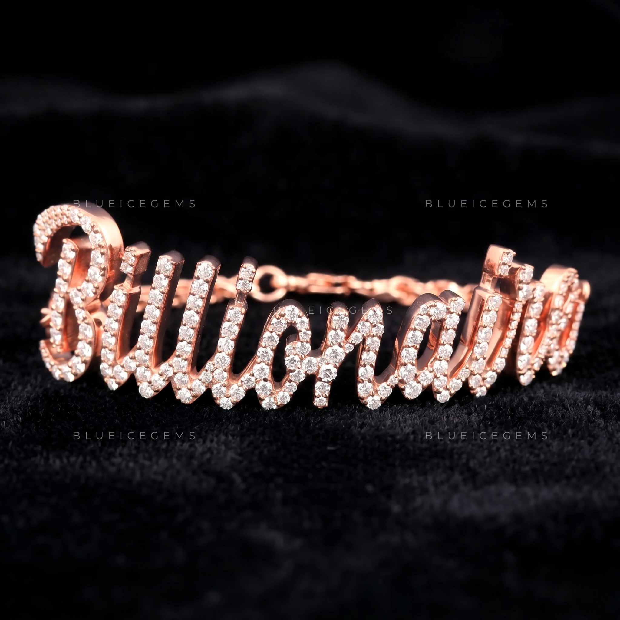 Billionaire Monogram Iced-Out Custom Handcrafted Statement