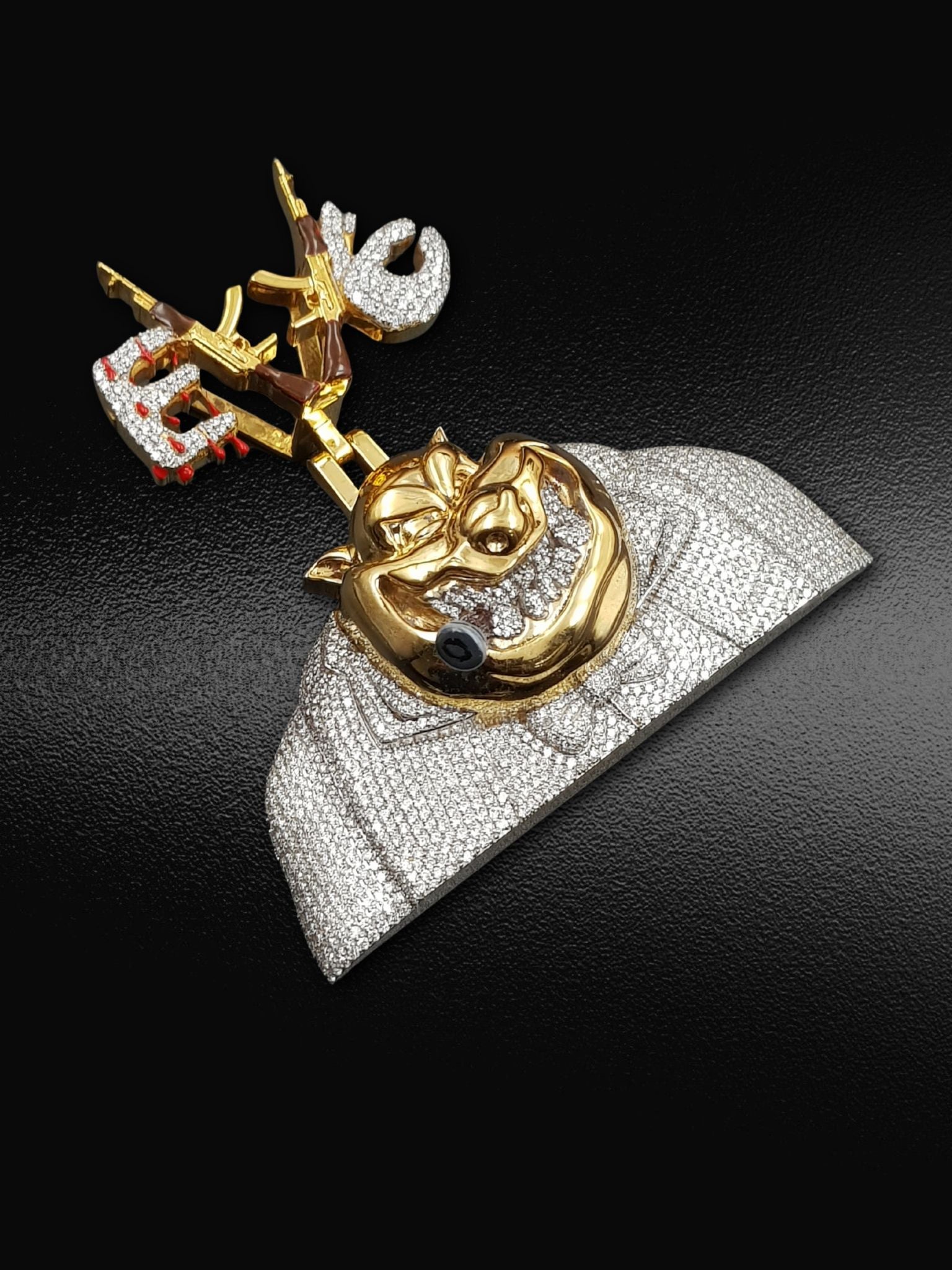Guerilla Gold Mask Pendant