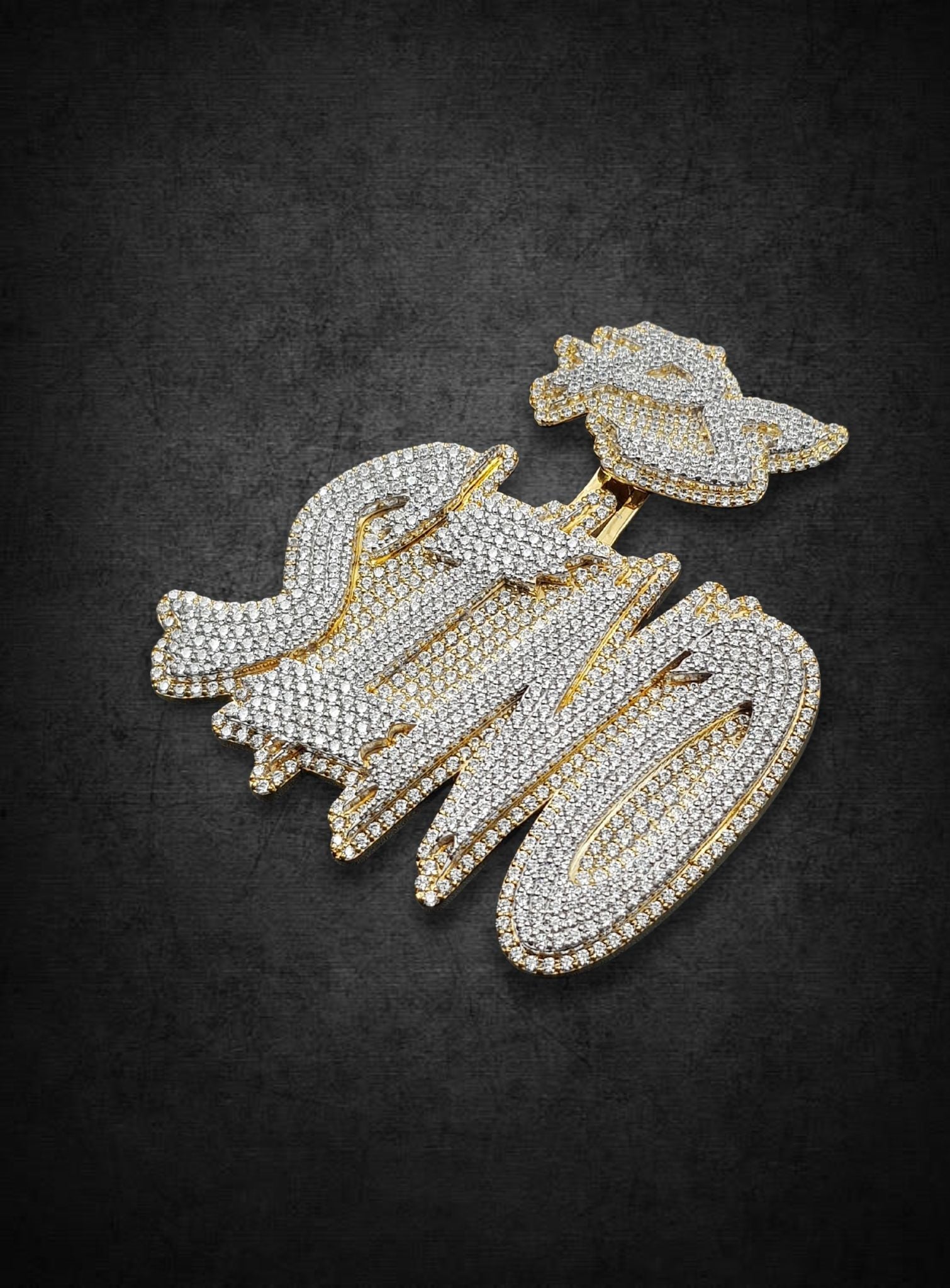 Yellow Gold SINO Bling Piece Pendant