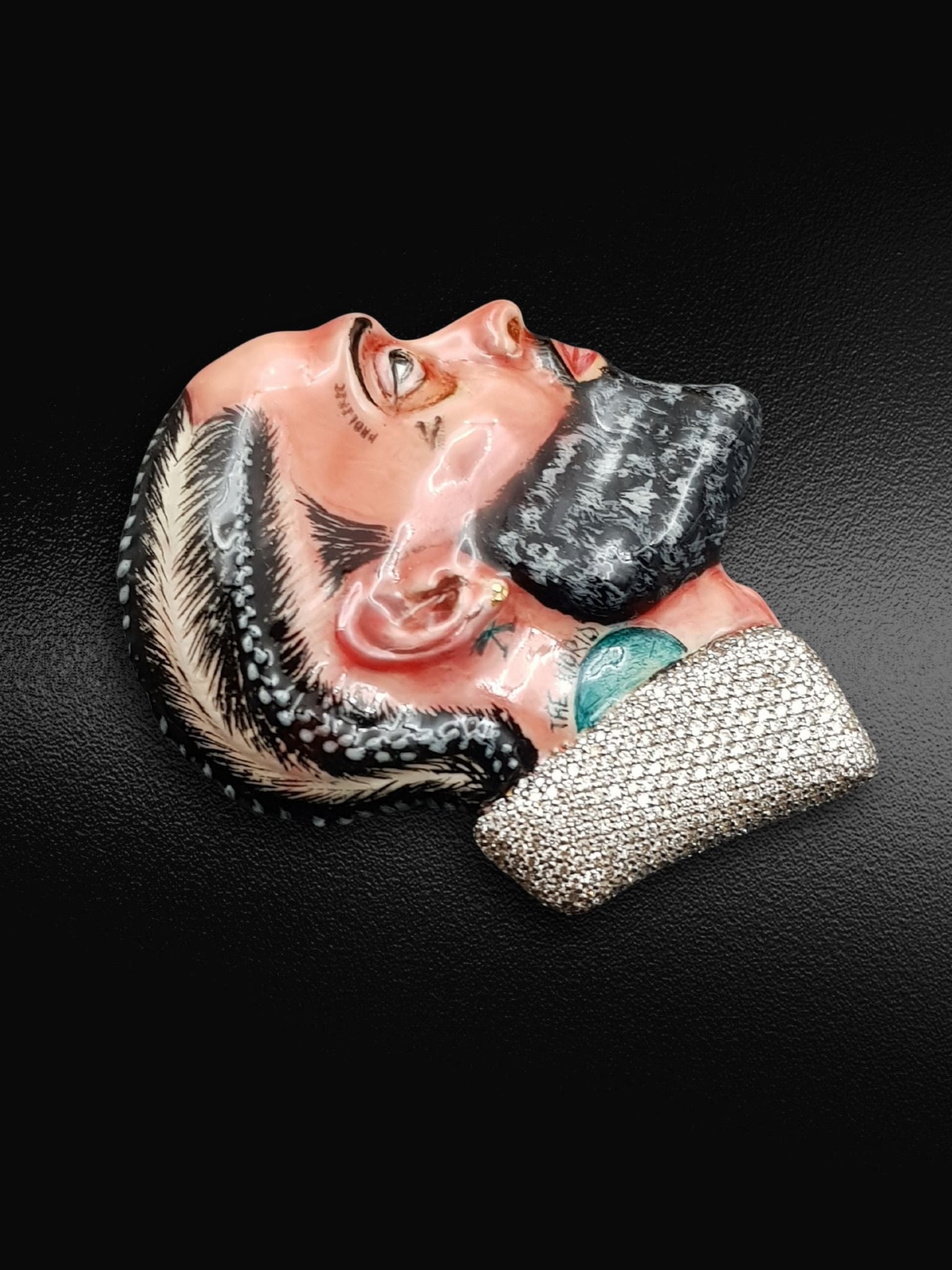 Iced Portrait Boss Pendant