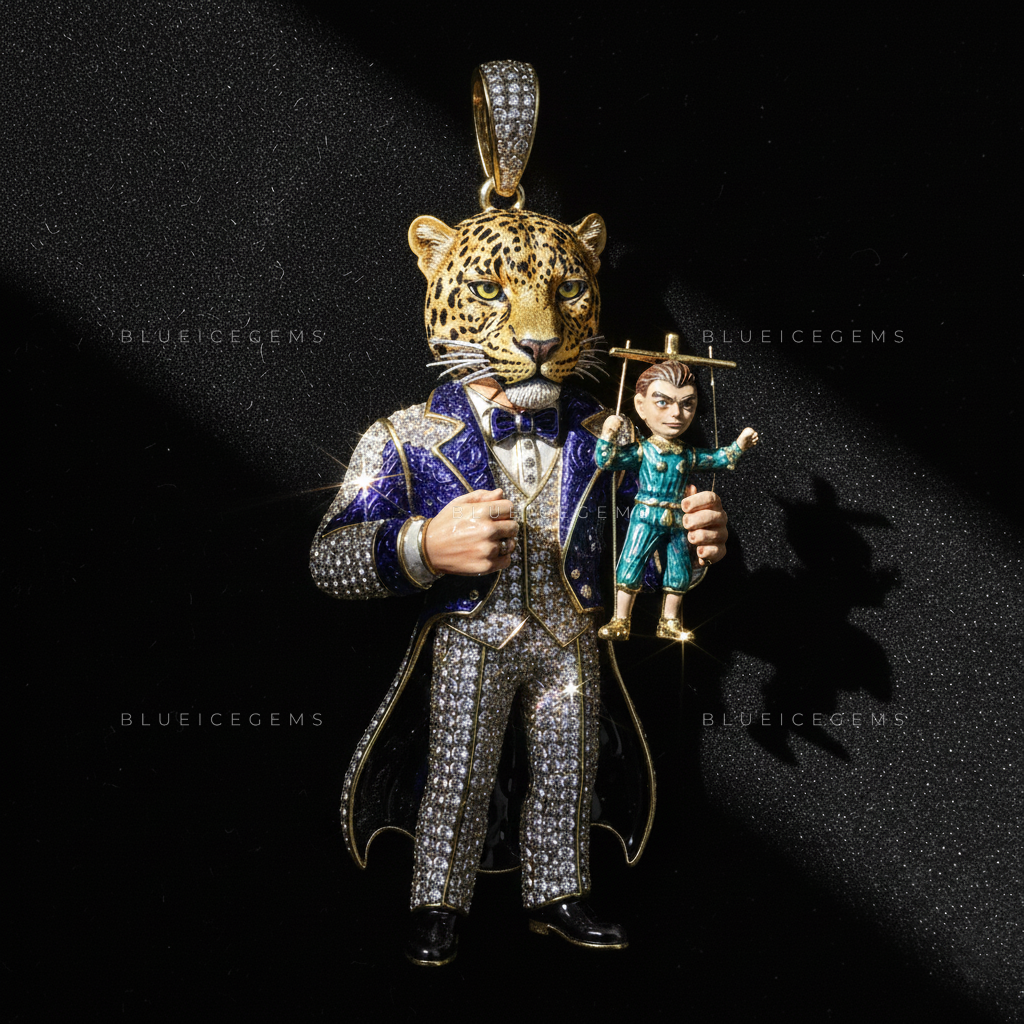The Regal Impresario: Royal Purple Tailcoat & Diamond Jaguar Sovereign