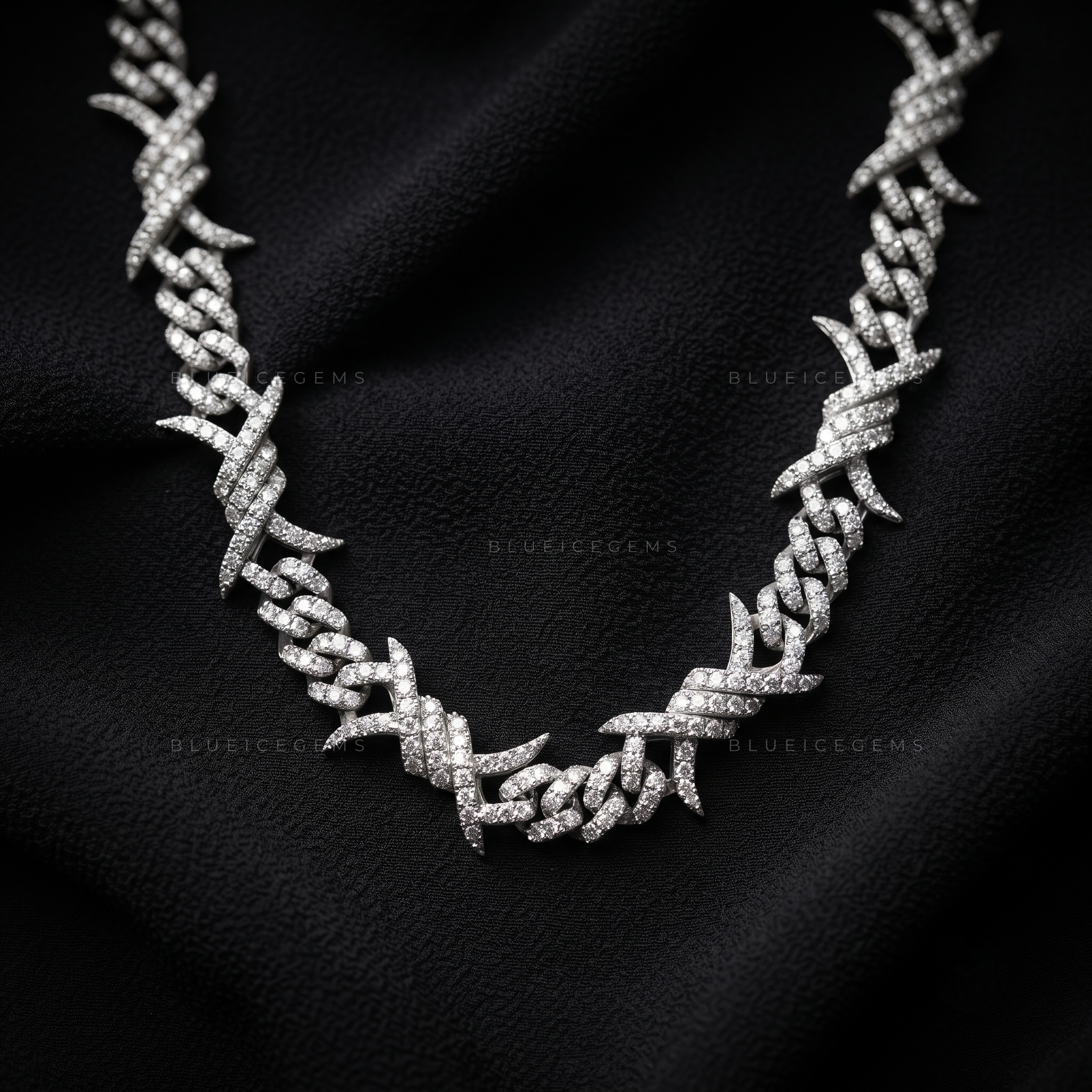 Midnight Spike Cuban Chain