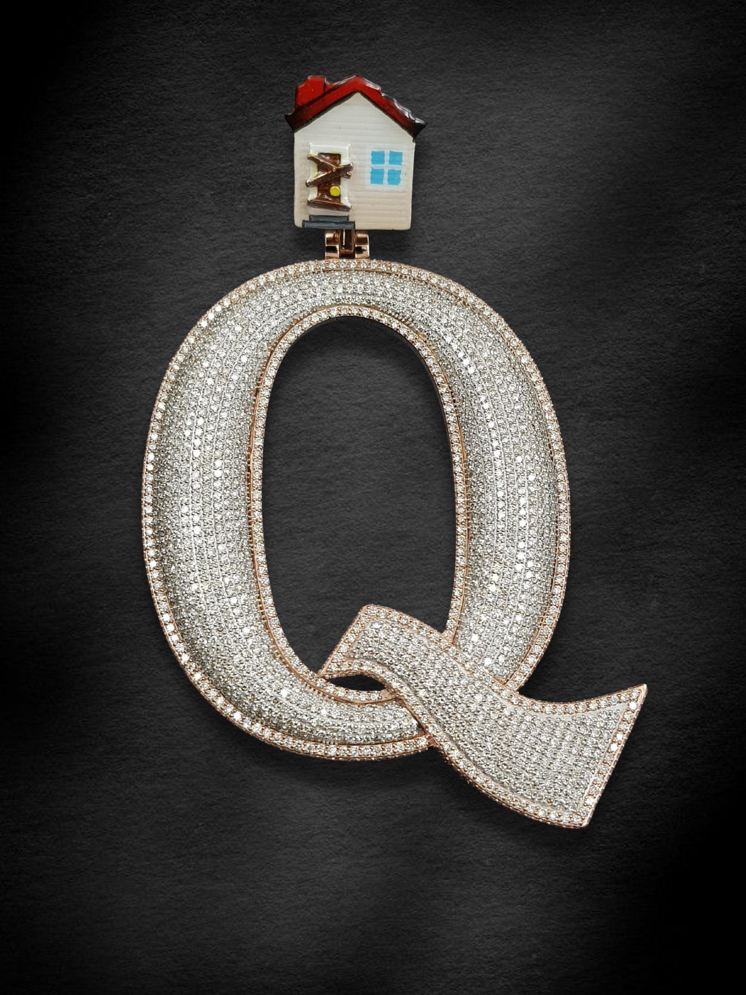 Iced Out Q – Real Estate Edition Pendant