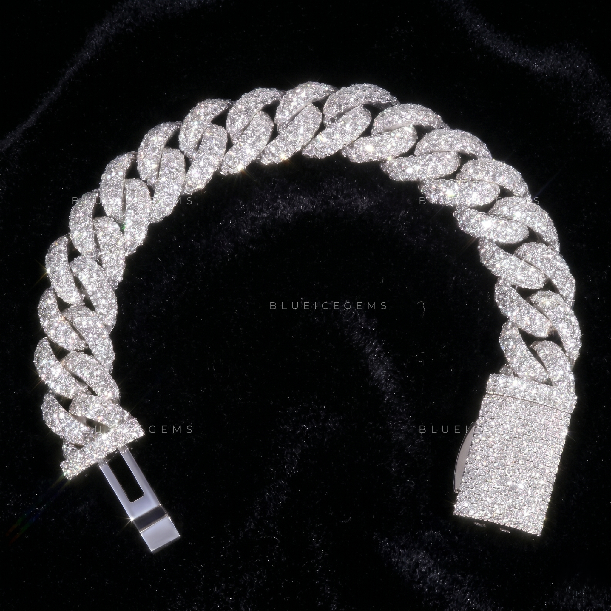 Iced Out 16mm Cuban Link Bracelet