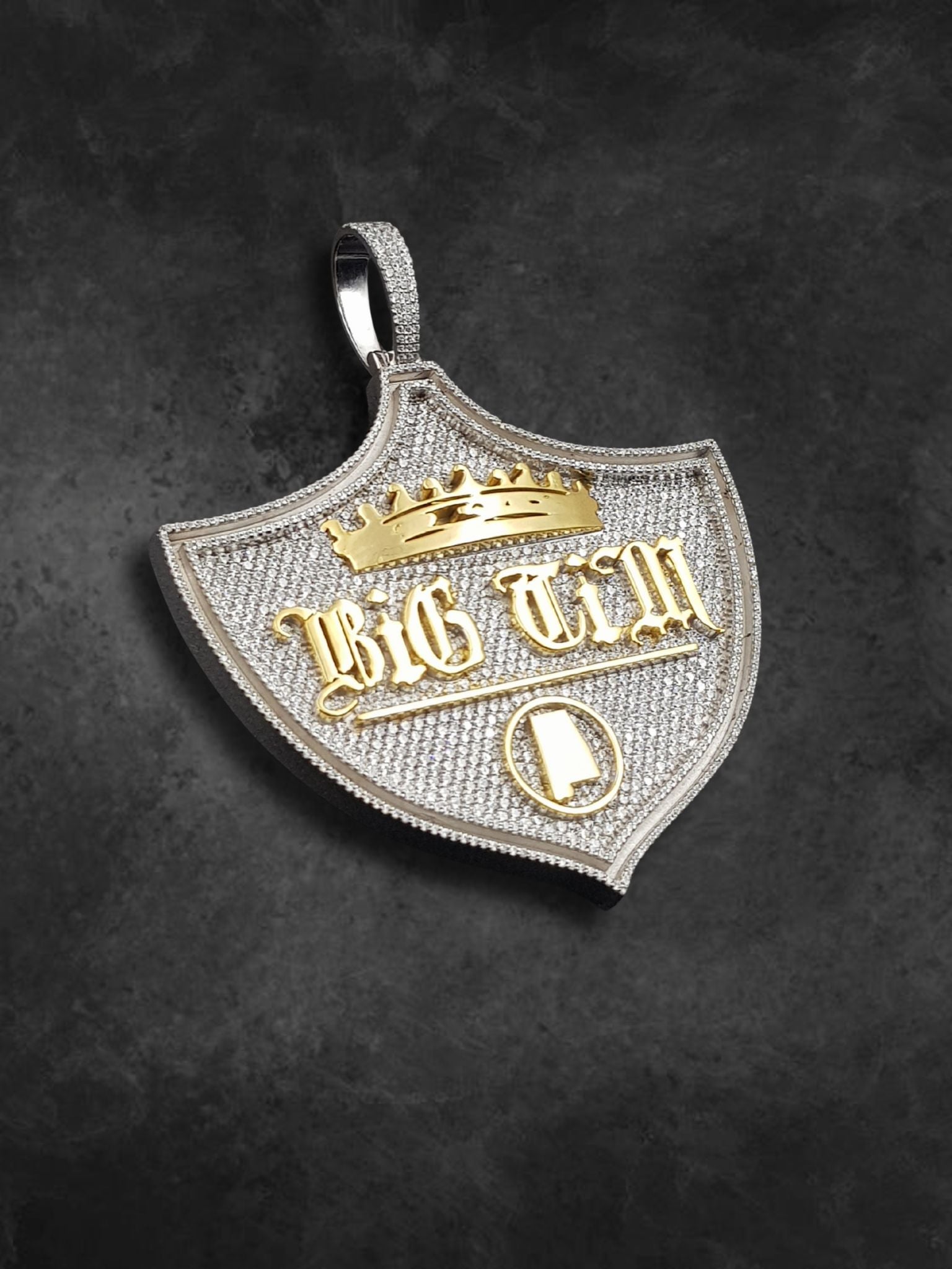 Iced Shield Pendant – Bo Mac Edition Pendant