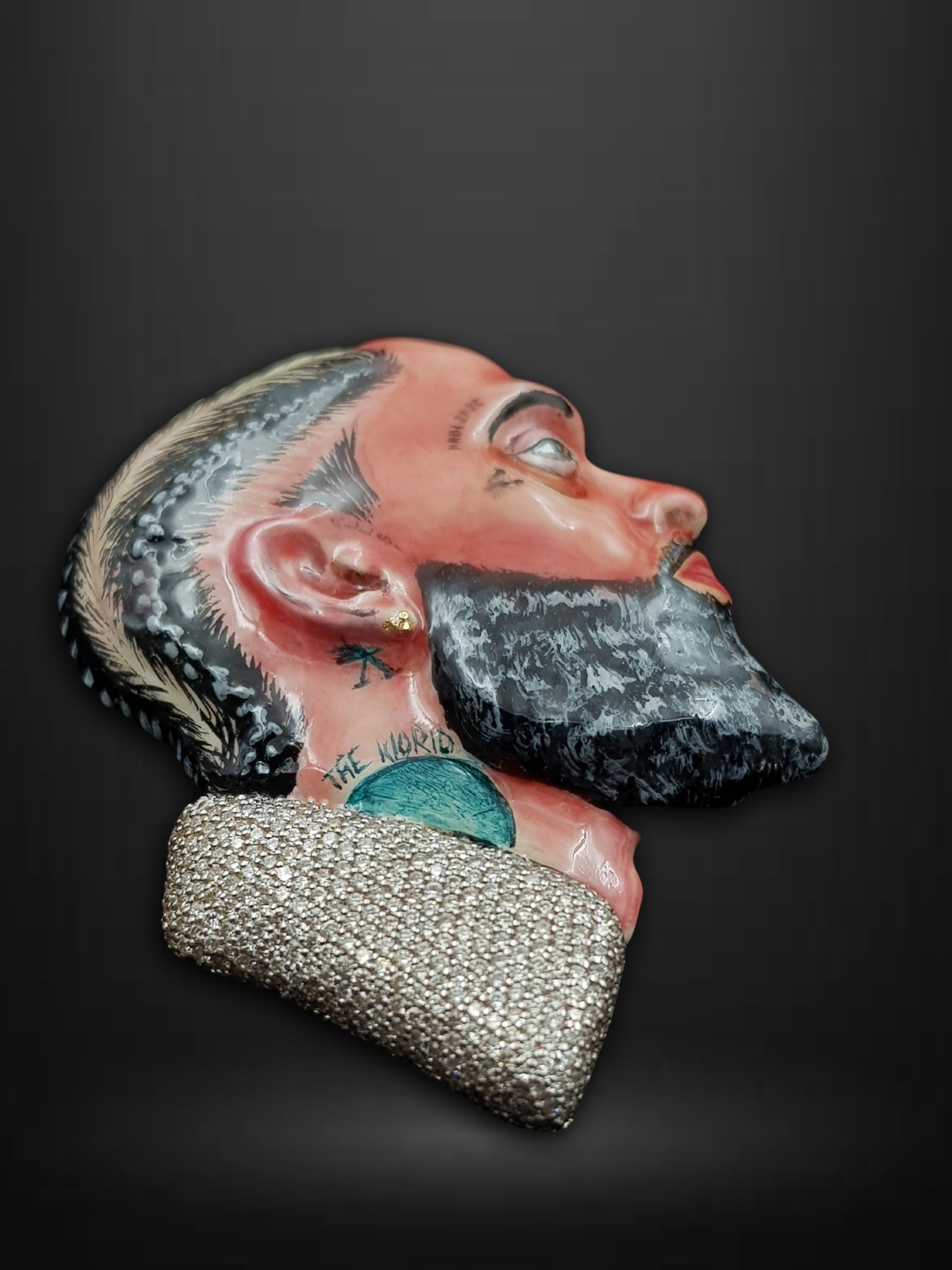 Iced Portrait Boss Pendant