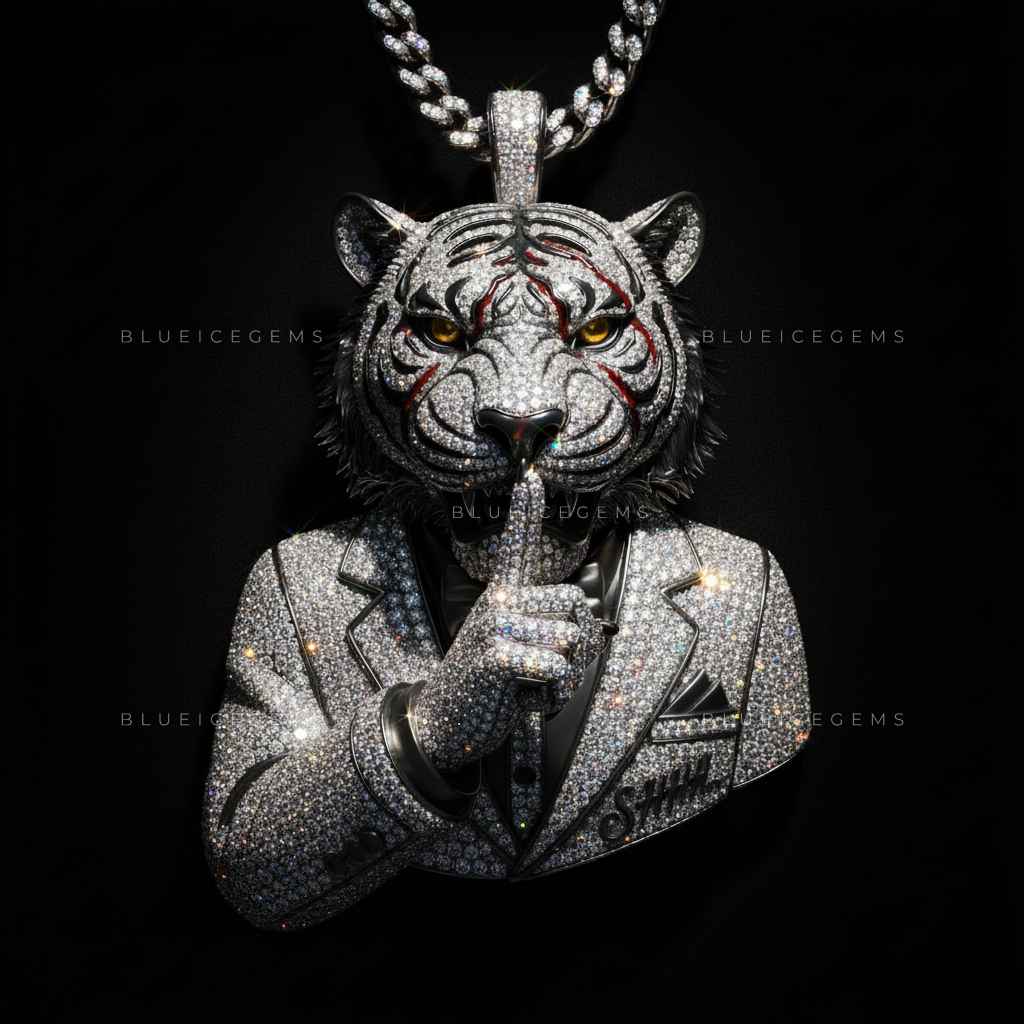 The Silent Predator: "SHHH" Diamond Tuxedo & Icy Tiger Sovereign