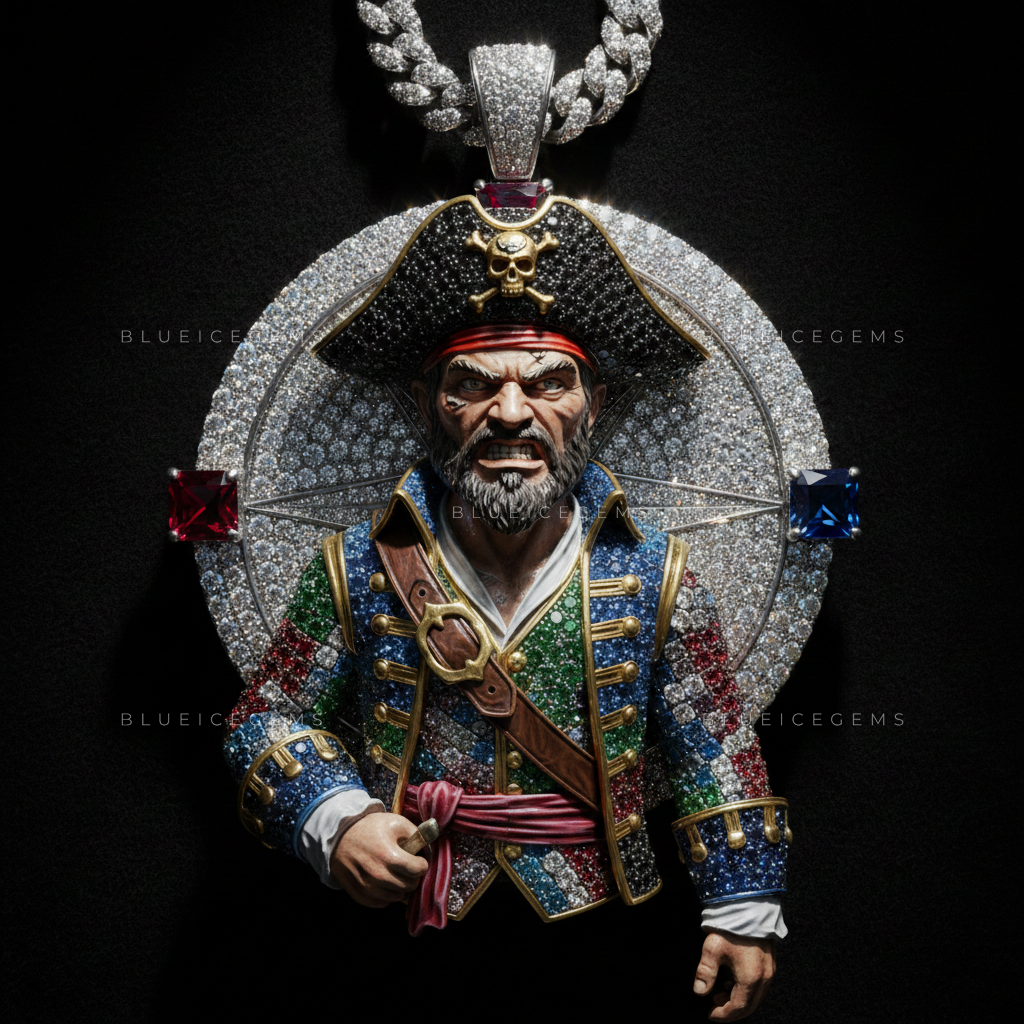 The High-Seas Sovereign: Multi-Gem Captain & Diamond Compass Shield