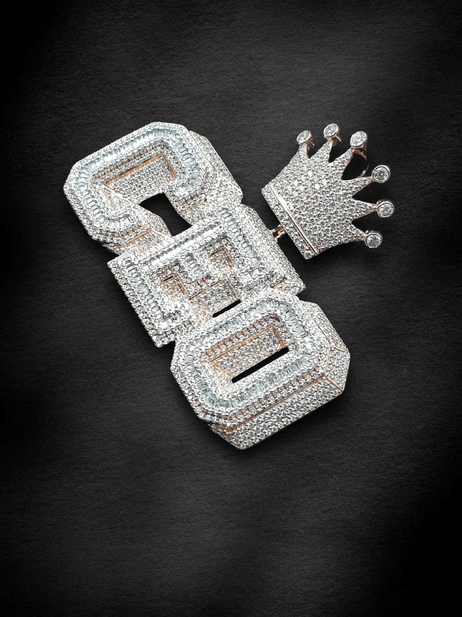Crowned CEO Bling Pendant
