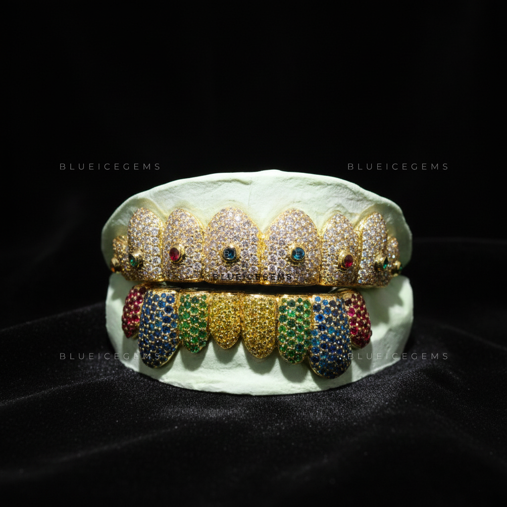 Celestial Rainbow Flood Grillz