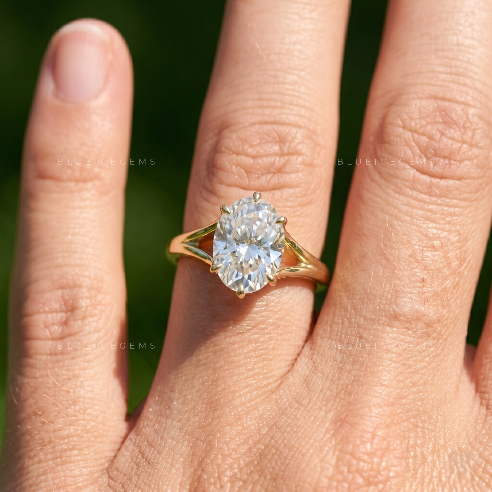 Infinite Brilliance Oval Cut Ultra-Classic Solitaire Engagement Ring