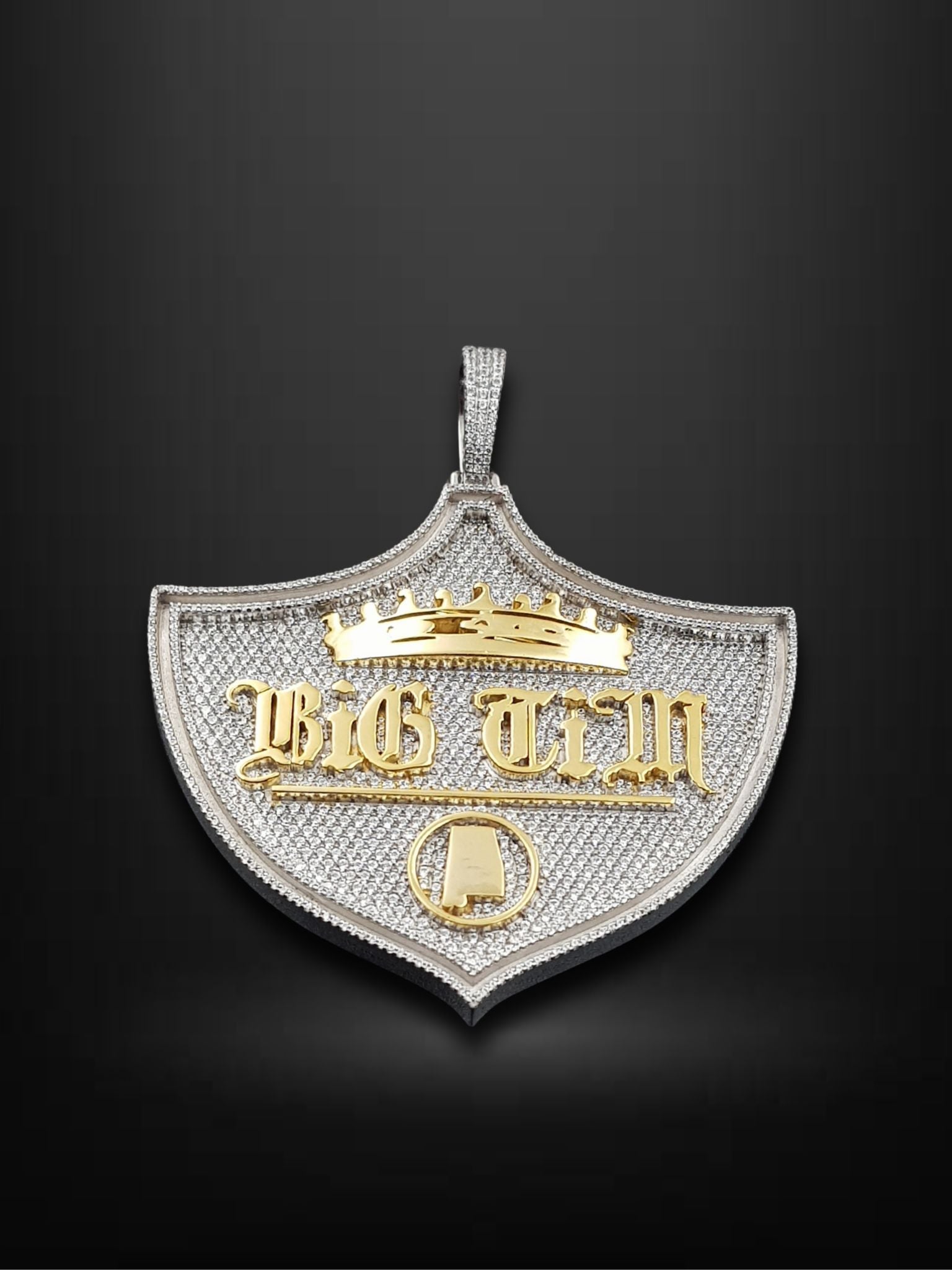 Iced Shield Pendant – Bo Mac Edition Pendant