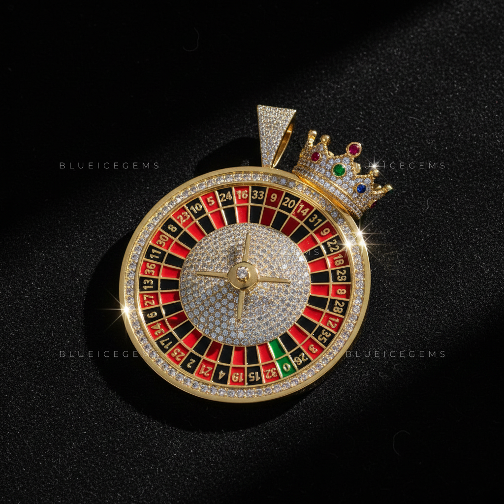 The High-Roller Roulette: Crowned Crimson & Emerald Gaming Sovereign