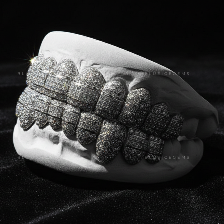 Diamond Belted Avalanche Full-Set Grillz