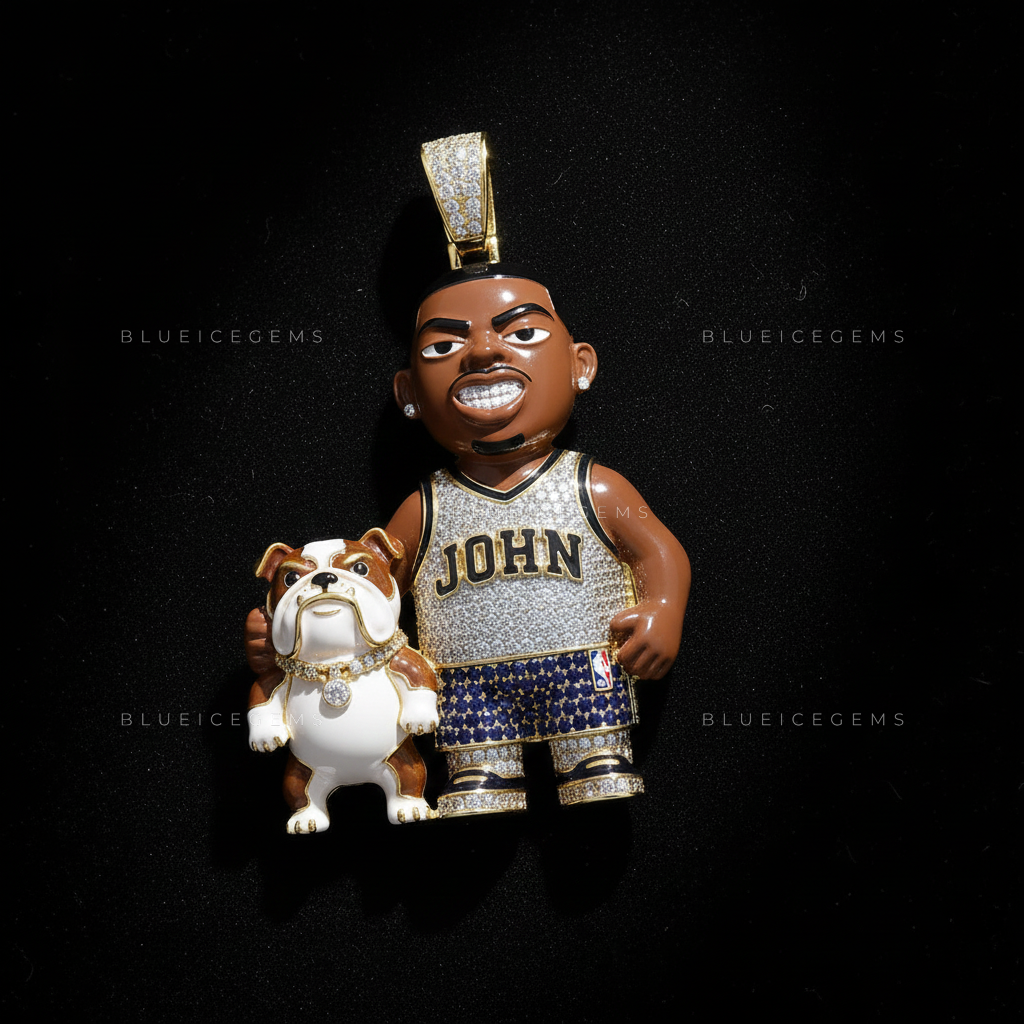 The "JOHN" Vanguard: Diamond Jersey & Enameled Bulldog Sovereign