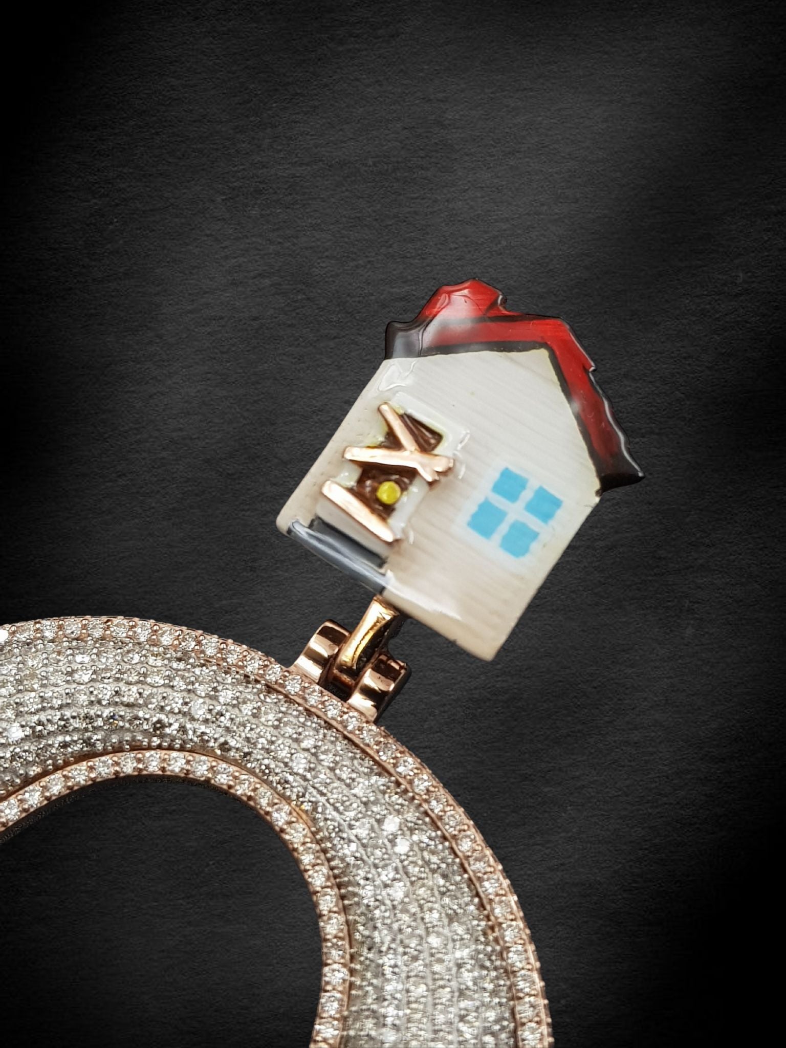 Iced Out Q – Real Estate Edition Pendant