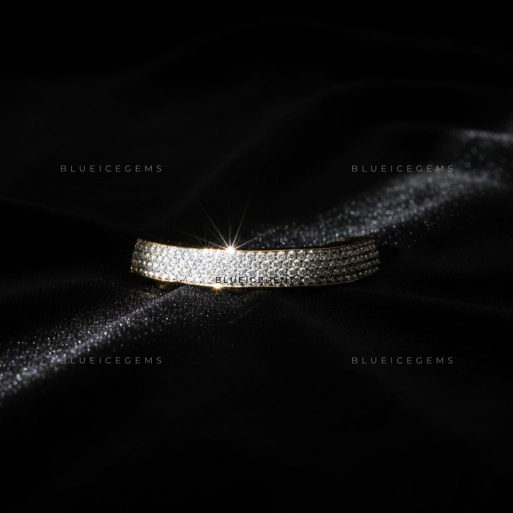 High-Polish Gold & Diamond Bridge Grillz