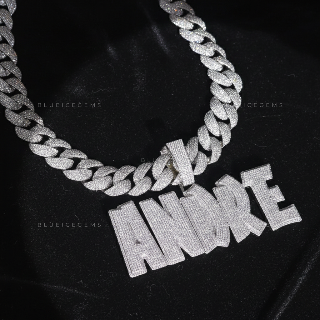 "ANDRE" Custom Bold Block Pendant