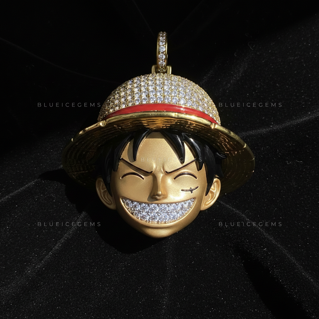 The "Straw Hat" Captain: 3D Anime Portrait & Enamel Fusion Sovereign