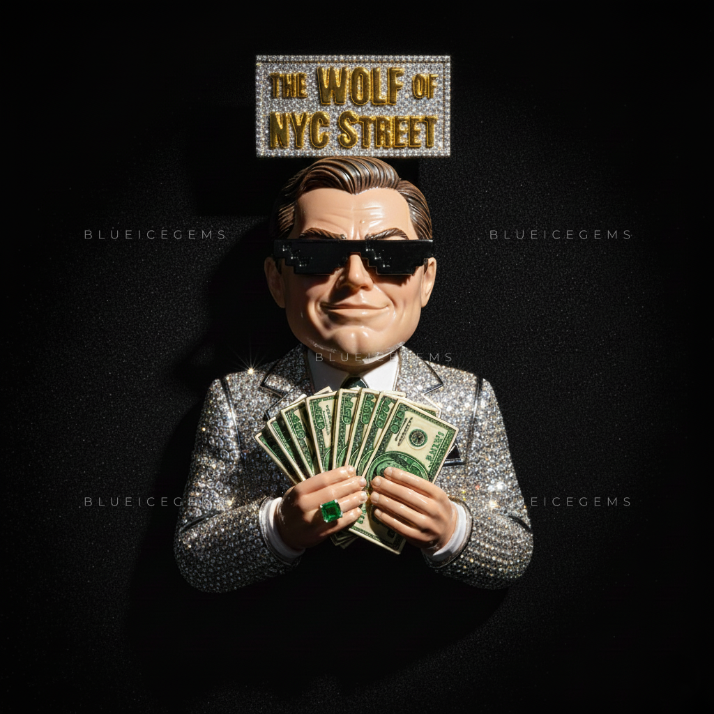 The "WOLF OF NYC" Alpha: Emerald Signet & Diamond-Suit Market Sovereign