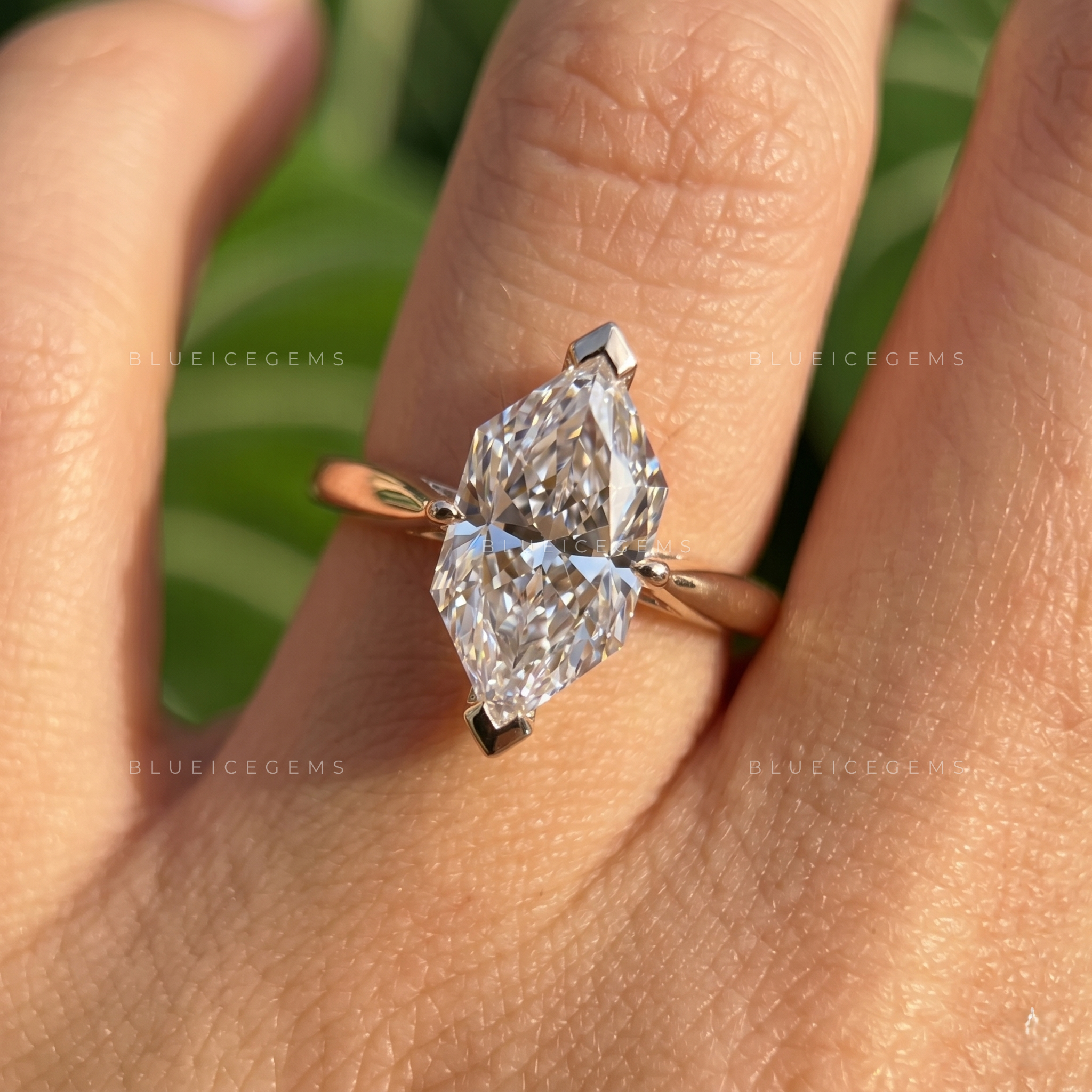 Vintage Allure Dutch Marquise Cut Solitaire Engagement Ring