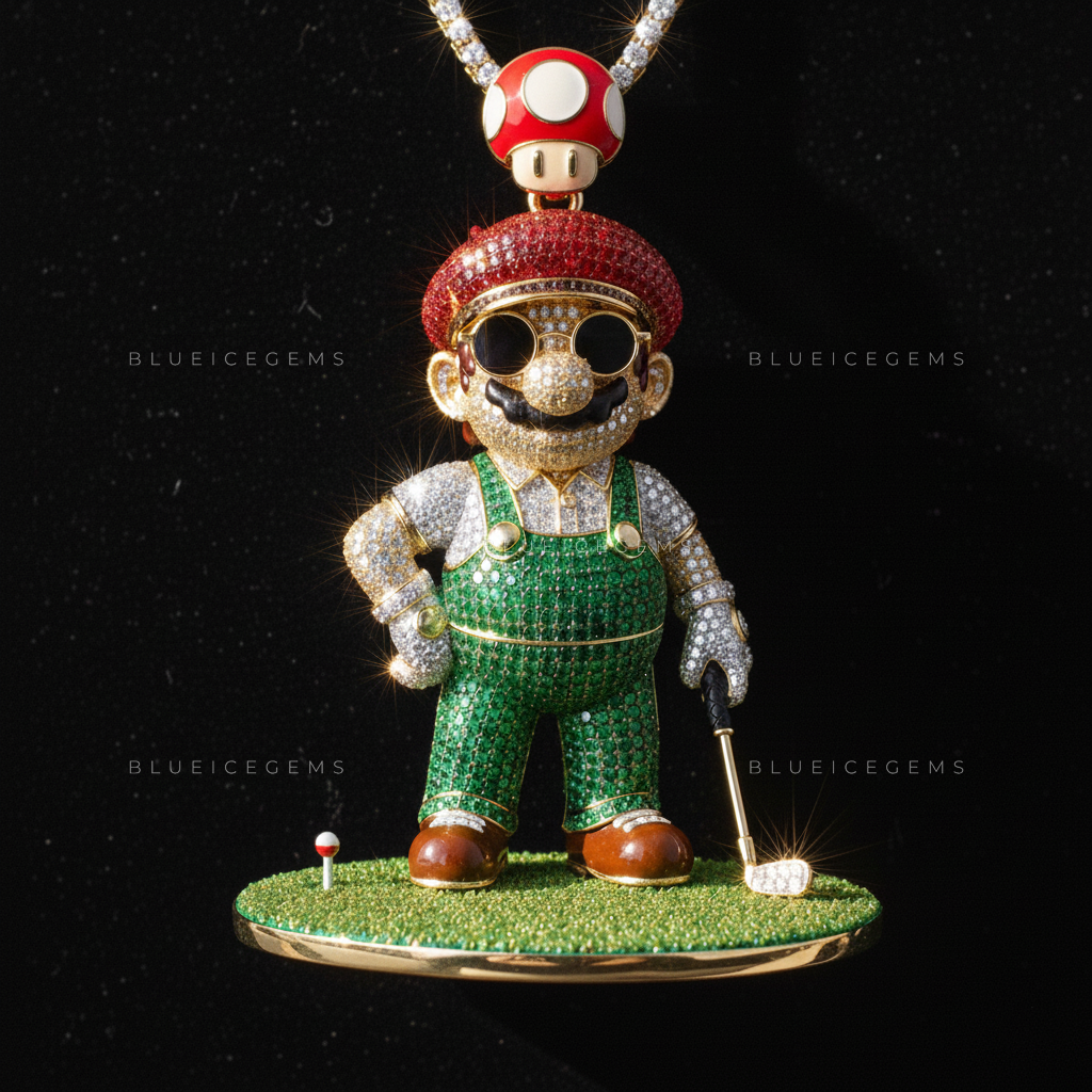 The "SUPER" Links: Emerald Overalls & Ruby-Crested Golfer Sovereign