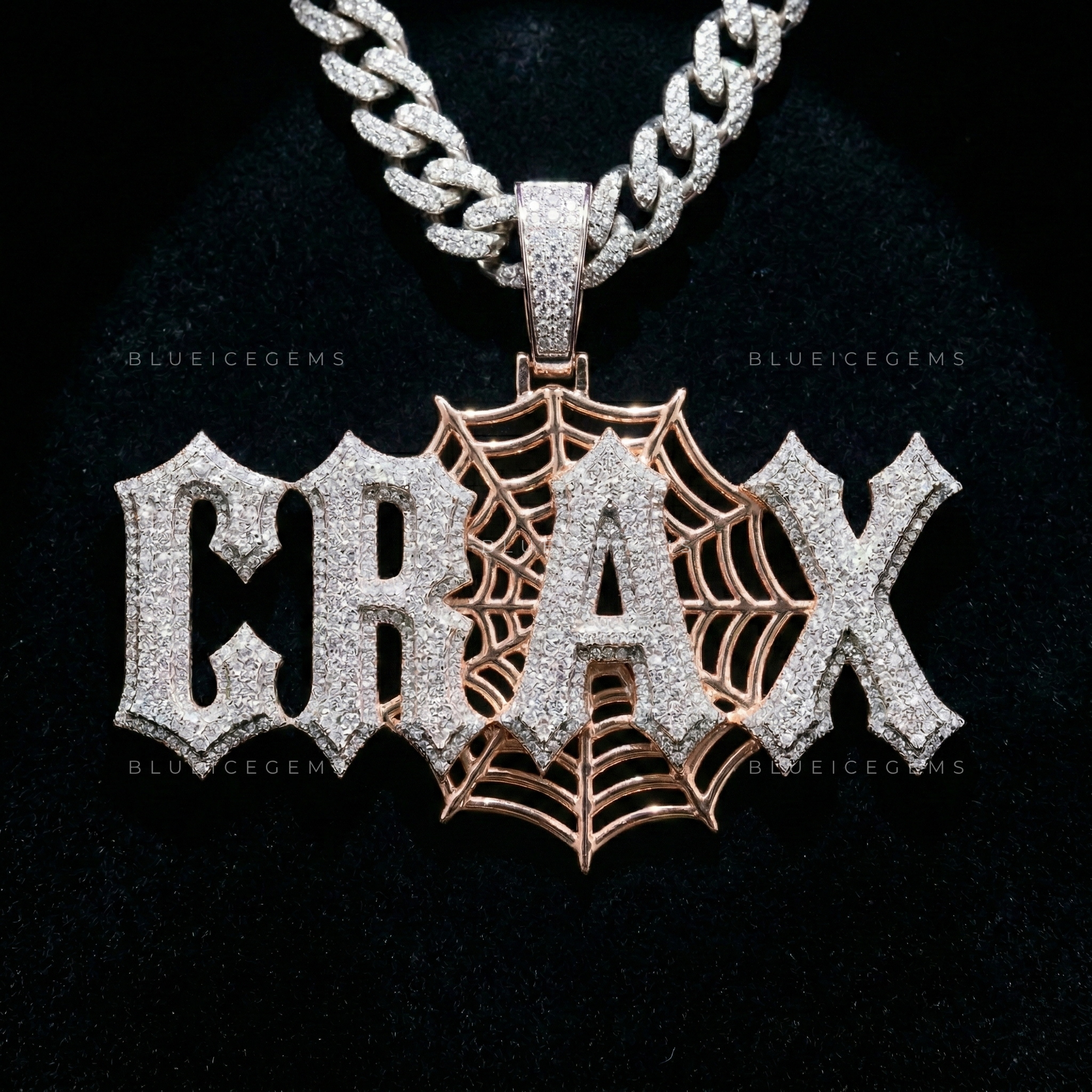 The "CRAX" Spider Web: Gothic Pointed Script & Rose Gold Web Sovereign
