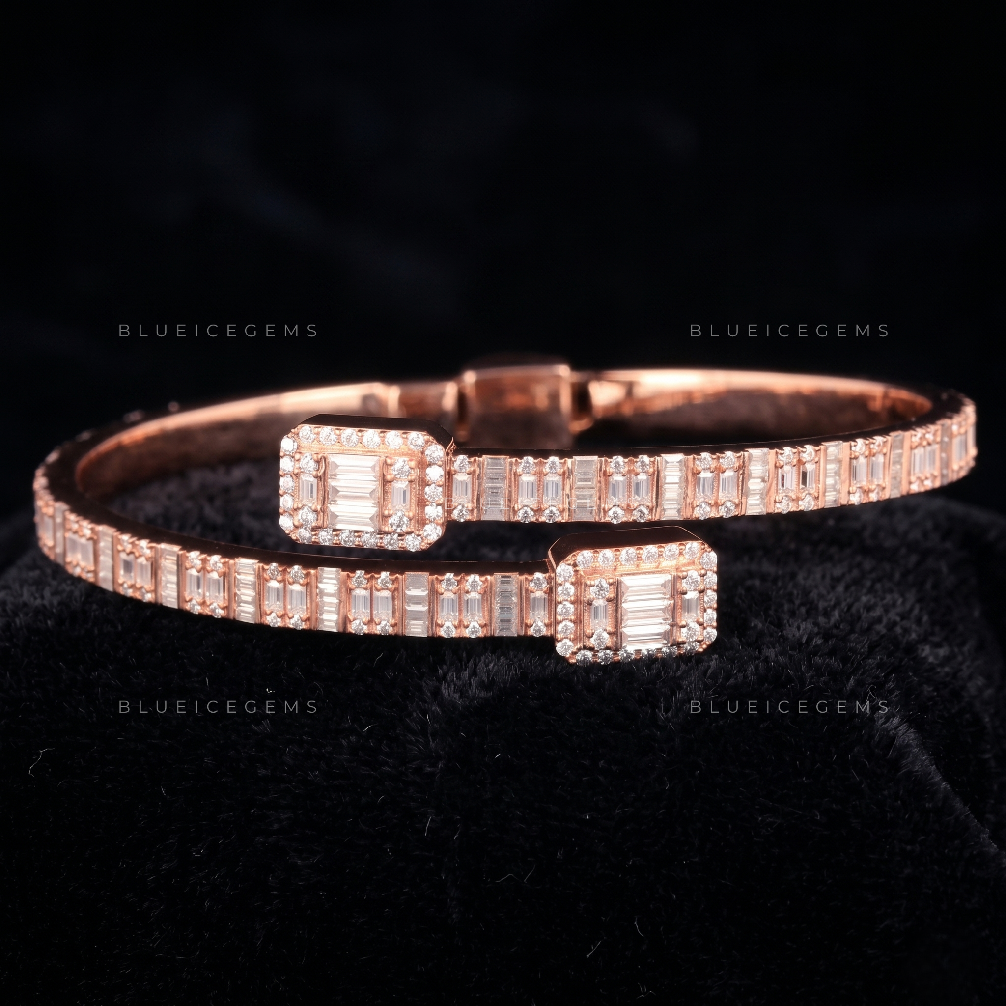 Gilded Mirror-Link Baguette & Rose Gold Grace Masterpiece