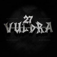 The "VULDRA 27" Sovereign: Sharp-Edge Gothic pendant in Pure Ice