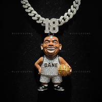 The "DANE 18" Court-King: Amber Basketball & Diamond Jersey Sovereign