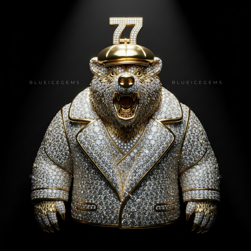 The "77" Ursine Executive: Diamond Overcoat & Golden Grizzly Sovereign