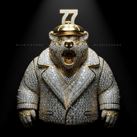The "77" Ursine Executive: Diamond Overcoat & Golden Grizzly Sovereign