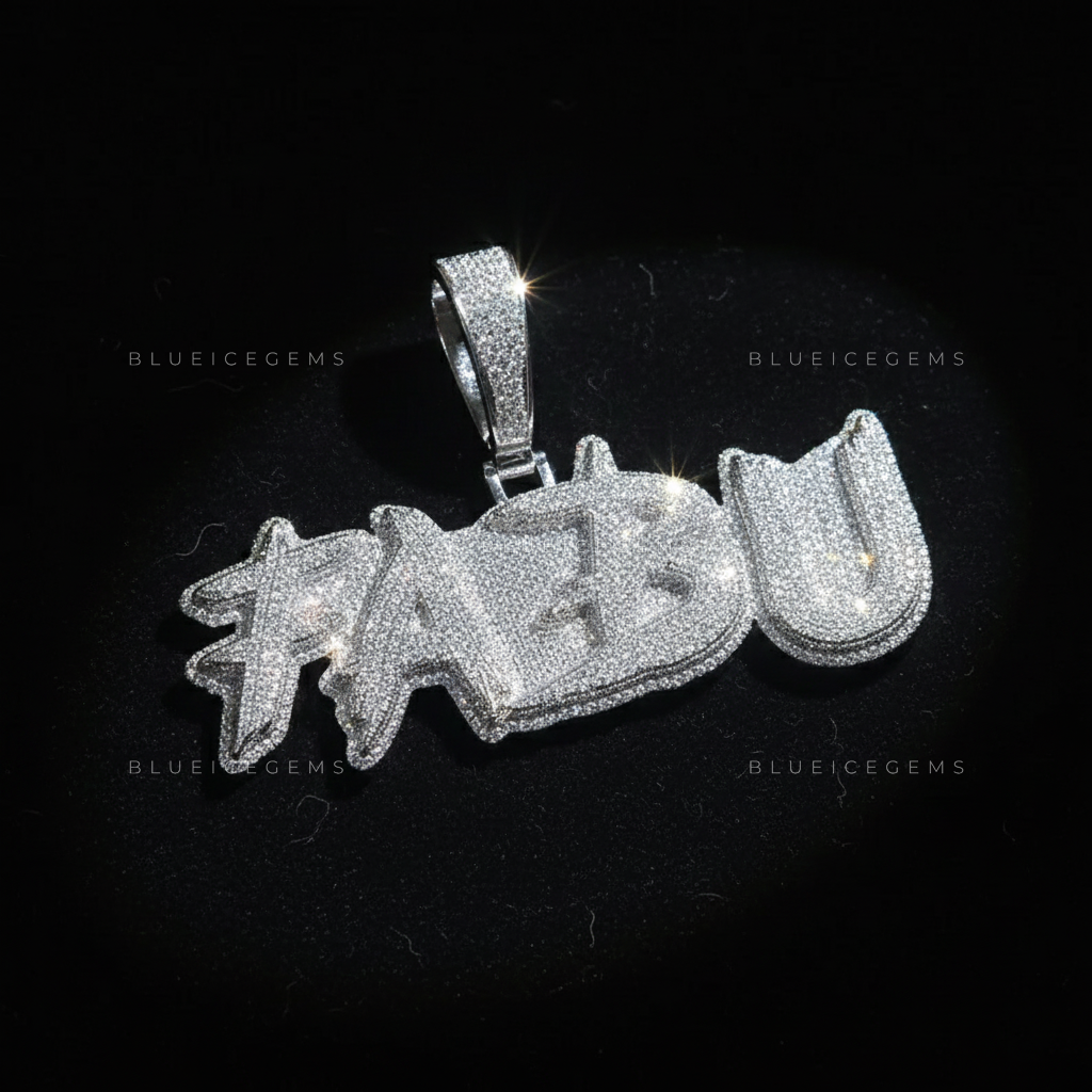 "FABU" Custom Graffiti Script Pendant
