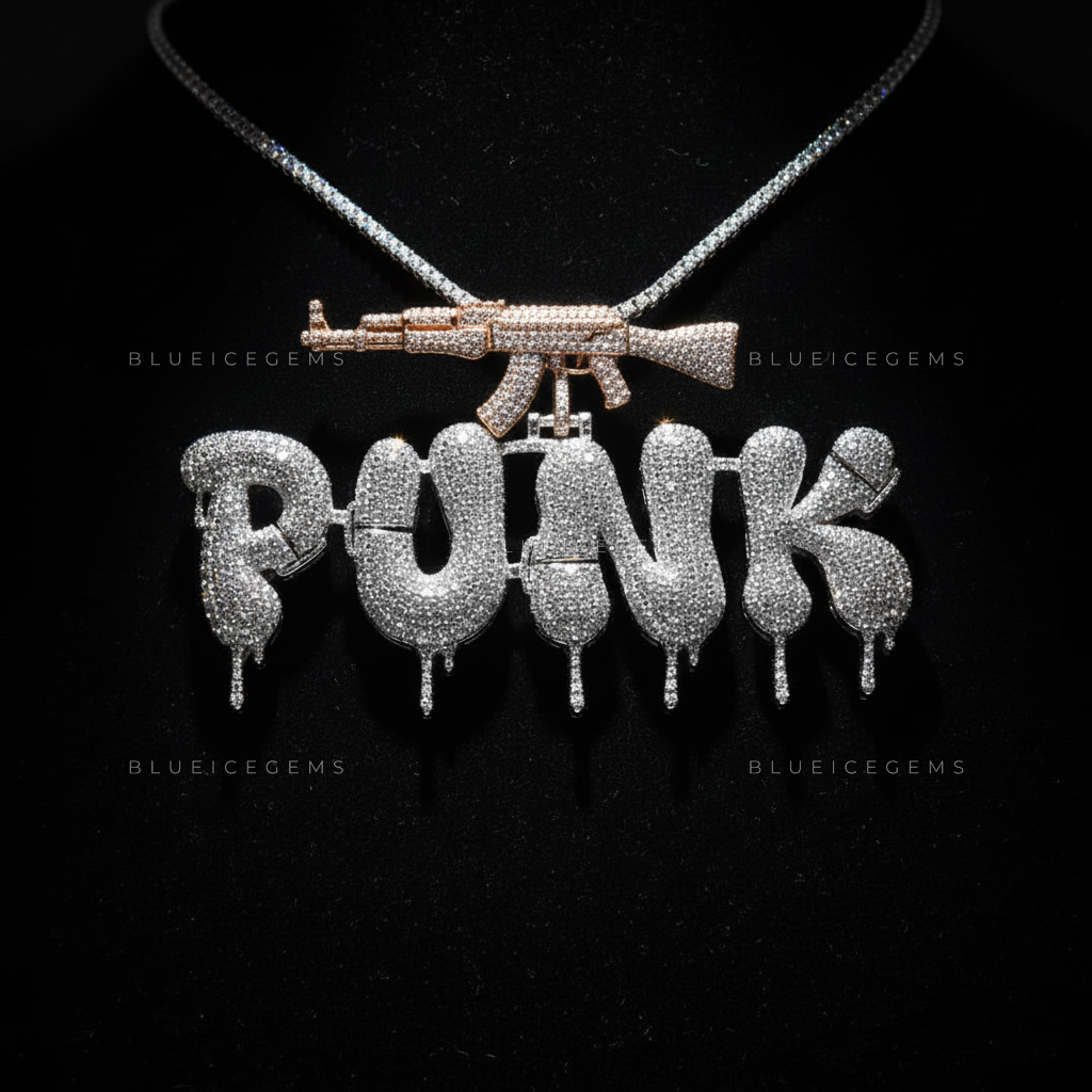 The "PUNK" AK-47 Arsenal: Drip-Effect High-Velocity Statement Pendant