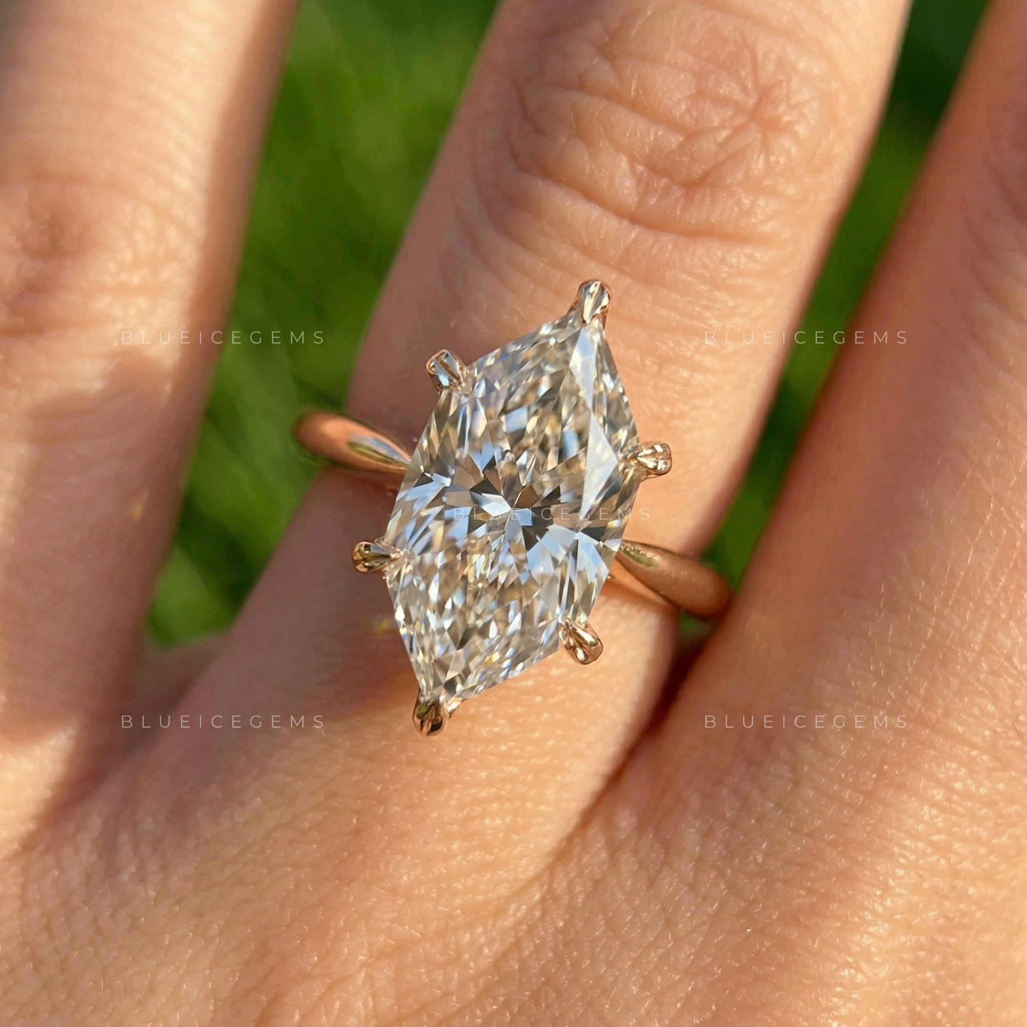 Regal Silhouette Dutch Marquise Cut Lab Grown Diamond Ring
