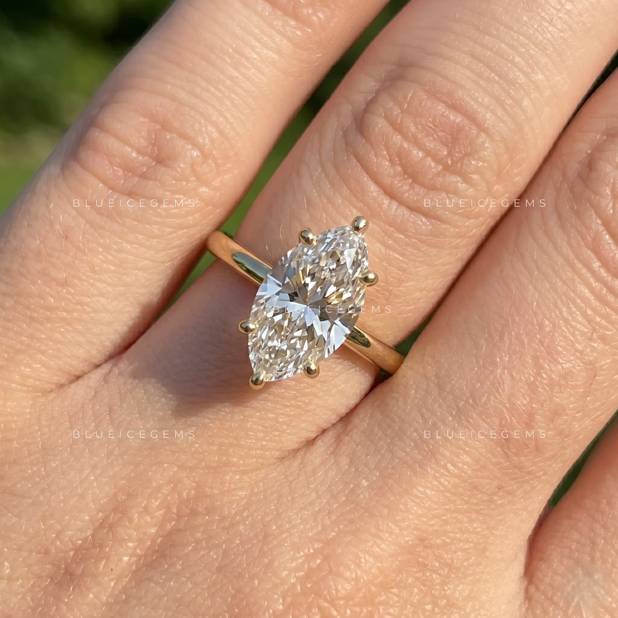 Marquessa Marquise Cut Solitaire Engagement Ring