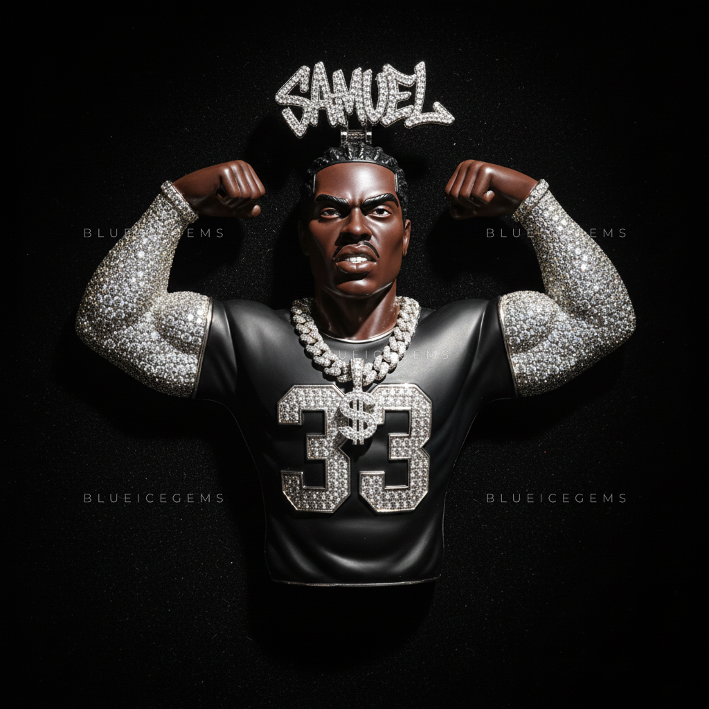 The "SAMUEL 33" Titan: Matte Obsidian & Diamond Sleeve Sovereign
