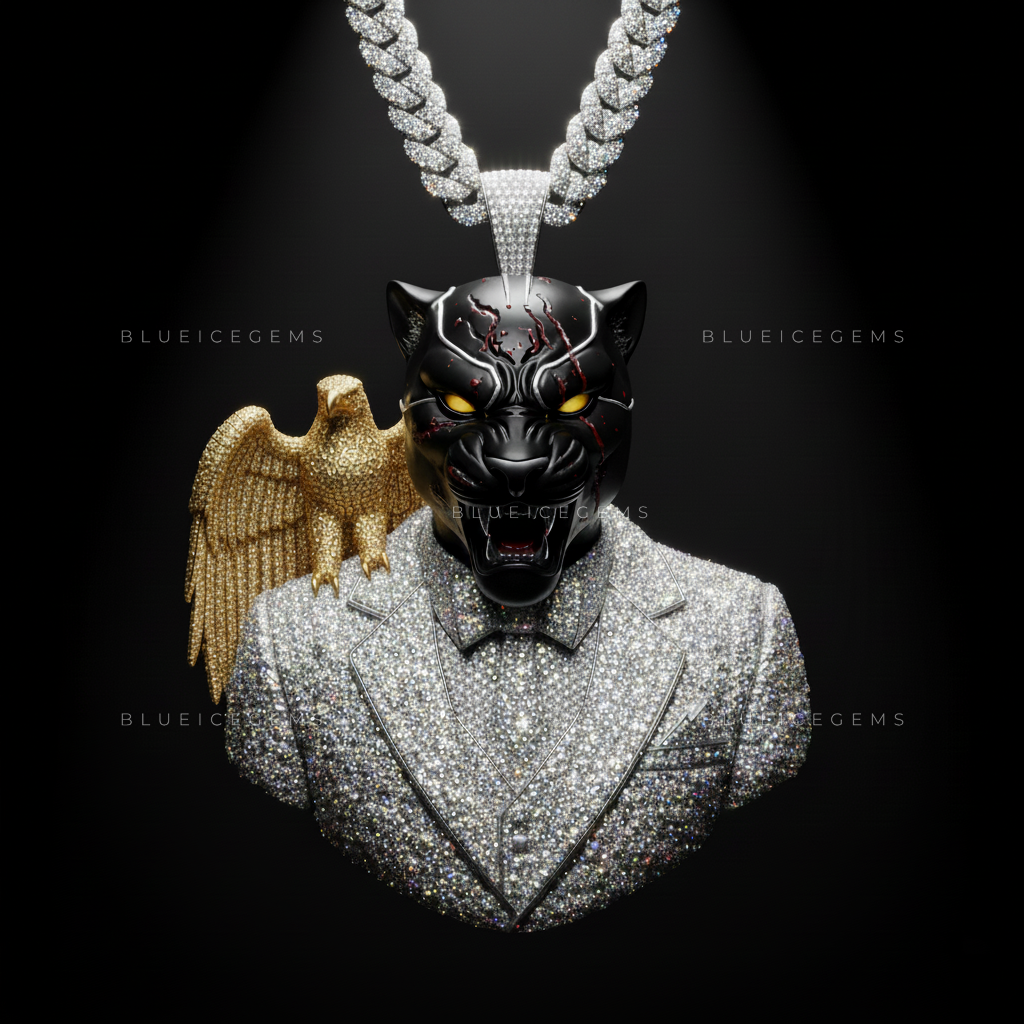 The Obsidian Monarch: Diamond Tuxedo & Golden Falcon Sovereign