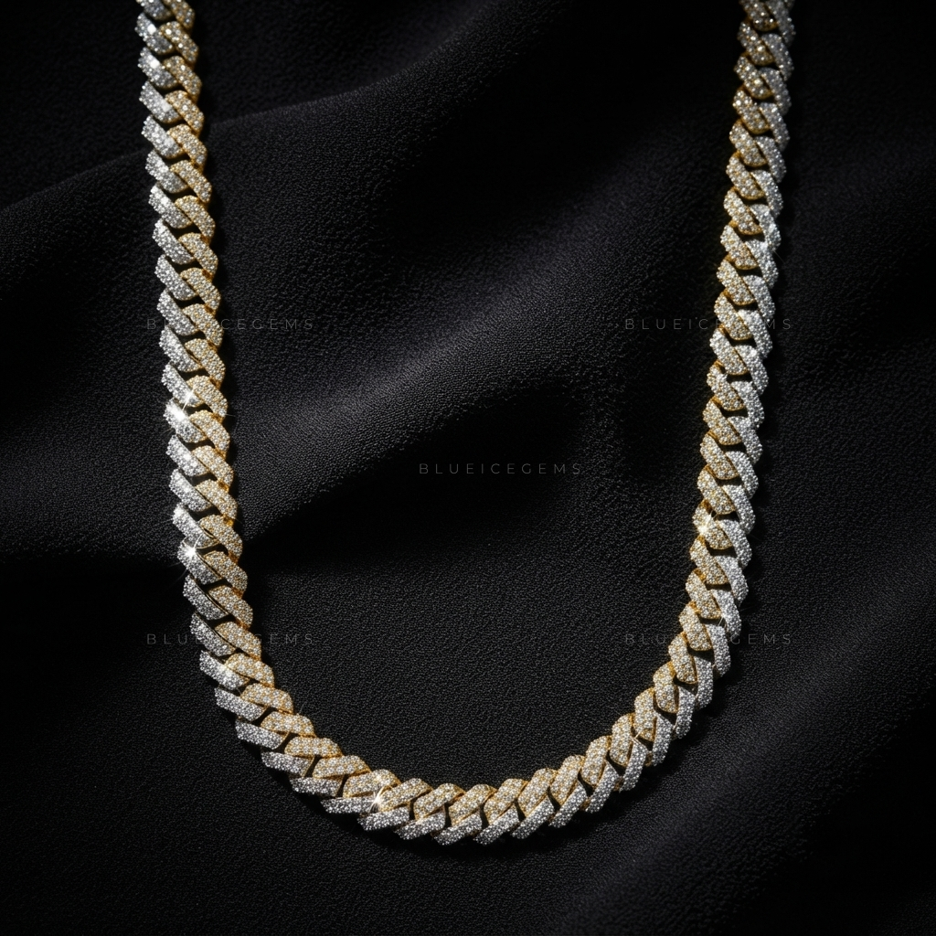 Dual-Tone Luxe Cuban Link Chain