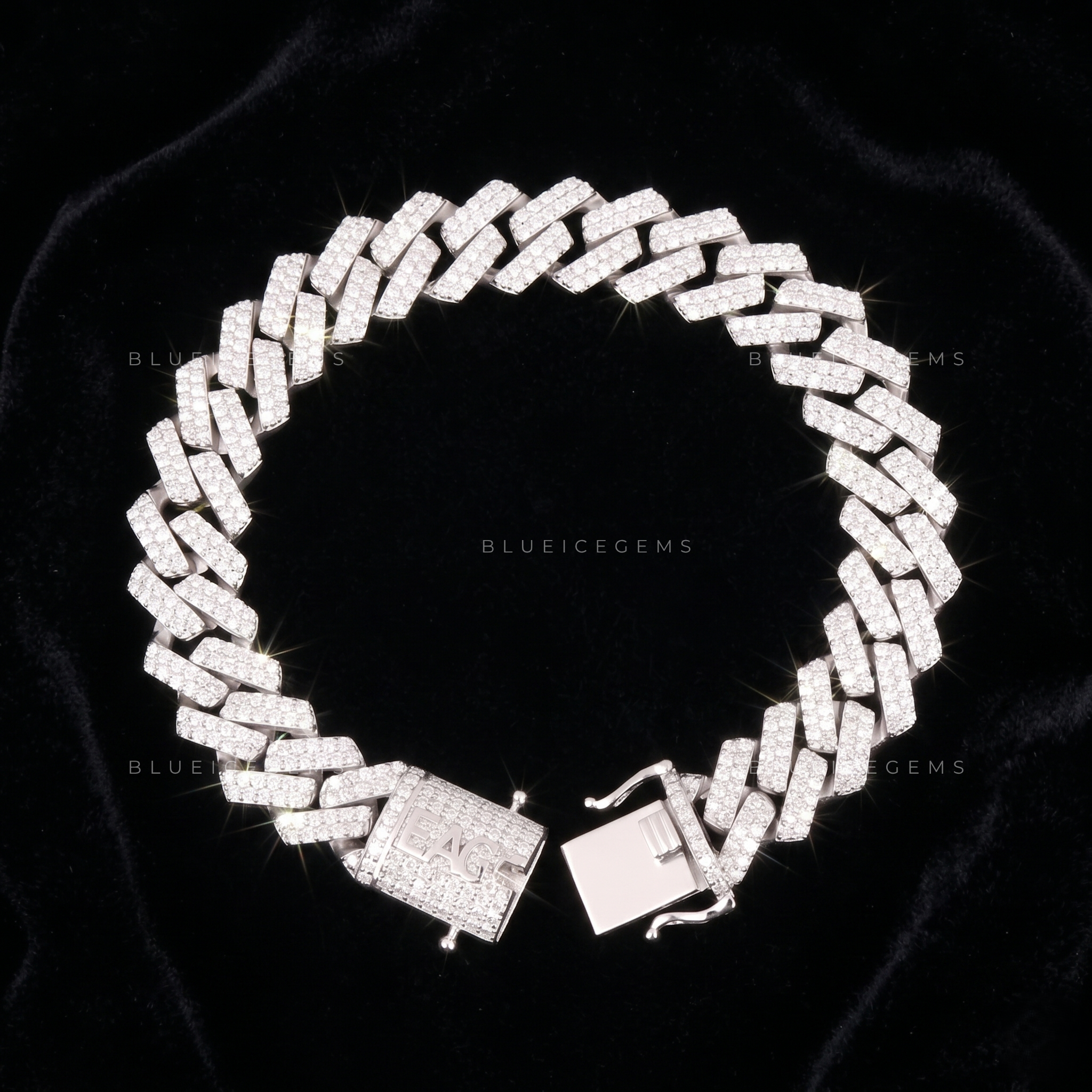 Glacial Radiance: The 8-Inch Infinite Frost Statement Masterpiece