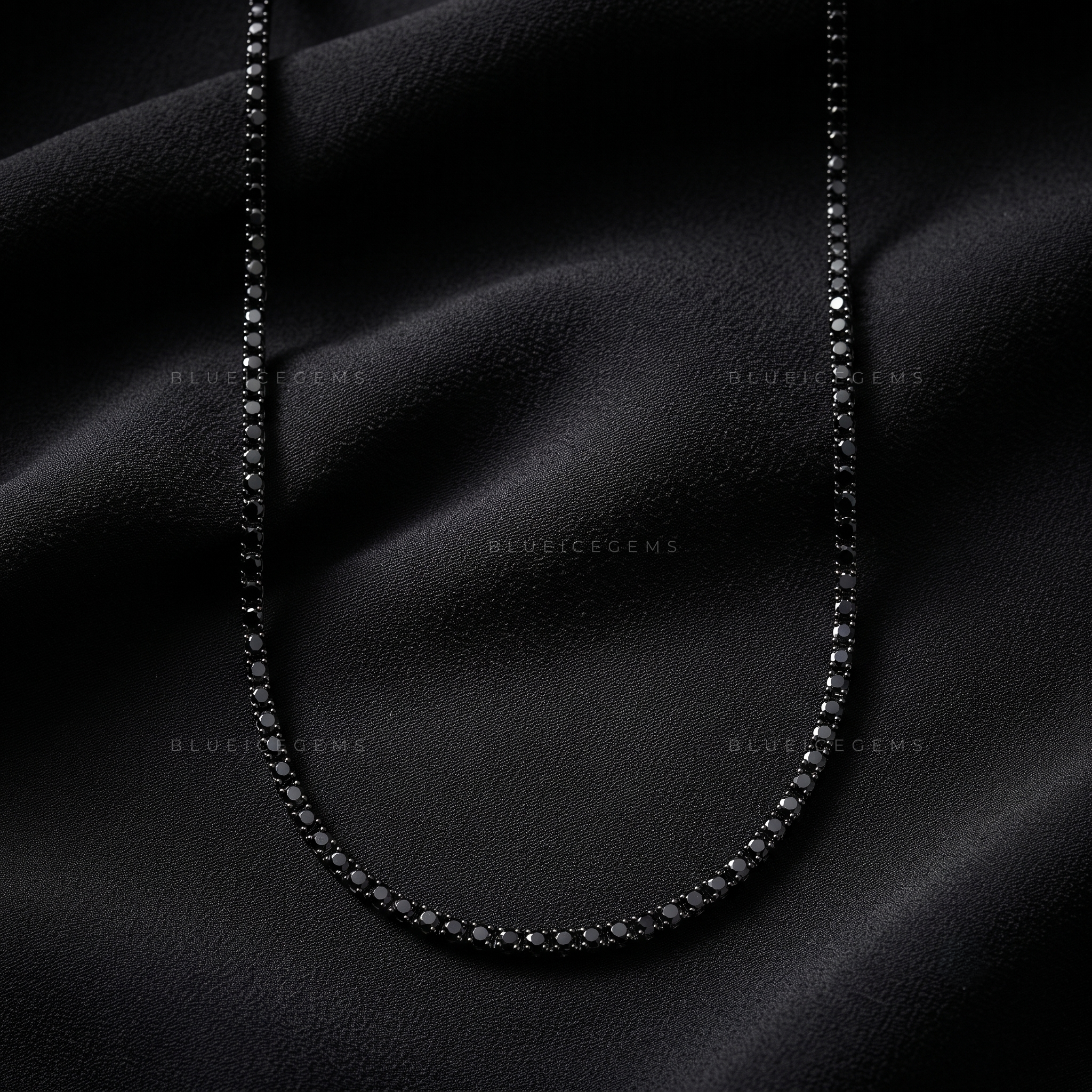 Shadow Noir Tennis Chain