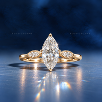 The "Vintage Dream" Marquise Cut Milgrain Masterpiece: Romantic & Iconic