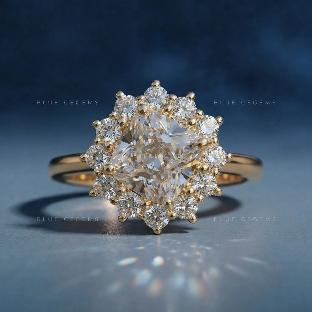 The "Ethereal Glow" Cushion Halo: An Iconic & Conscious Masterpiece