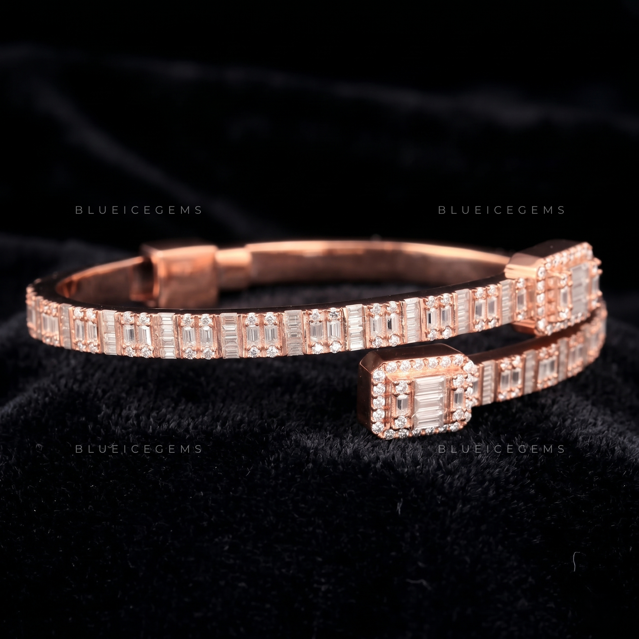 Gilded Mirror-Link Baguette & Rose Gold Grace Masterpiece